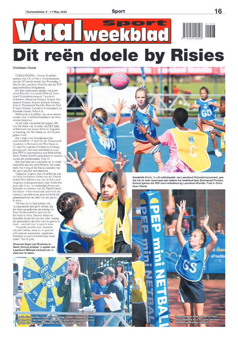 Vaalweekblad, 5 – 11 May, 2023 page 16