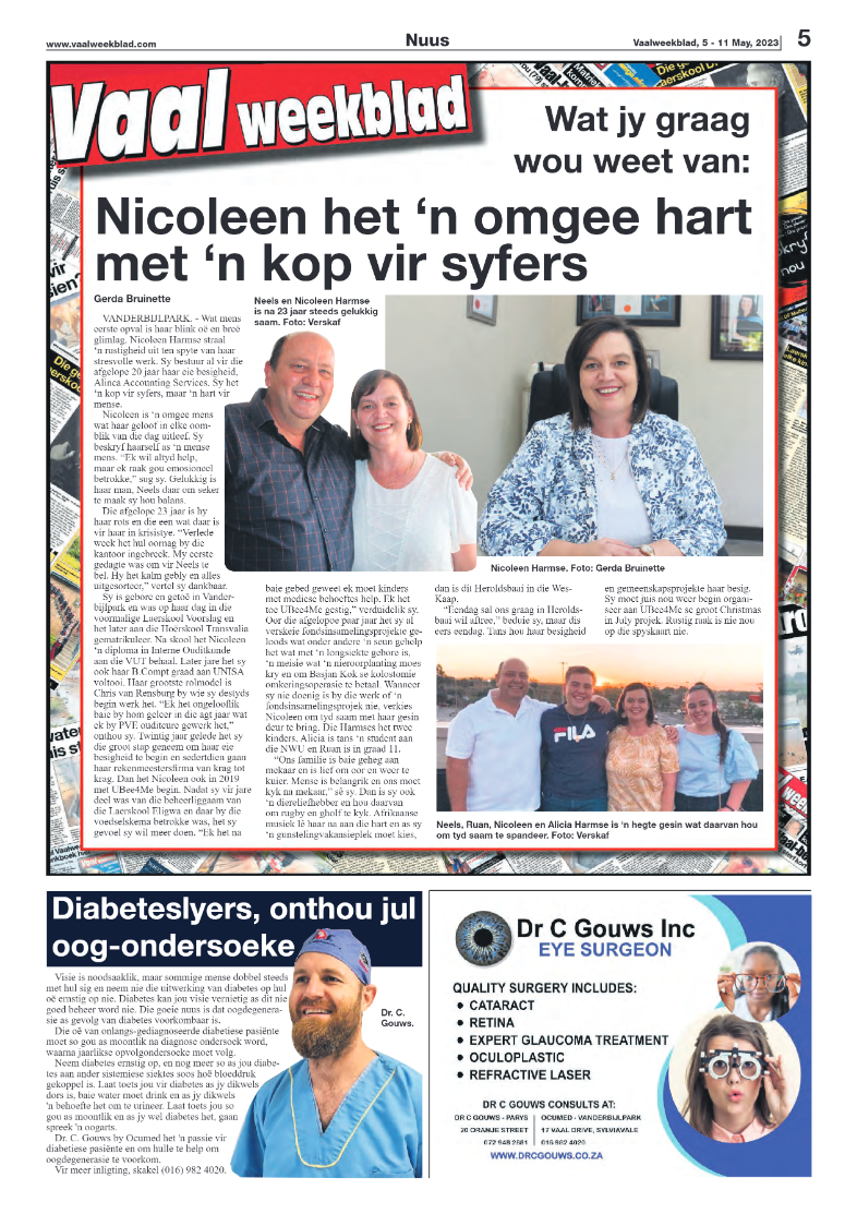 Vaalweekblad, 5 – 11 May, 2023 page 5