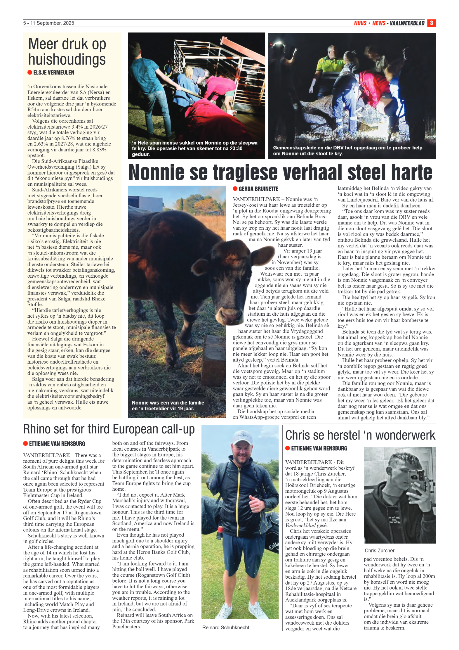 Vaalweekblad 5 – 11 September, 2025 page 3