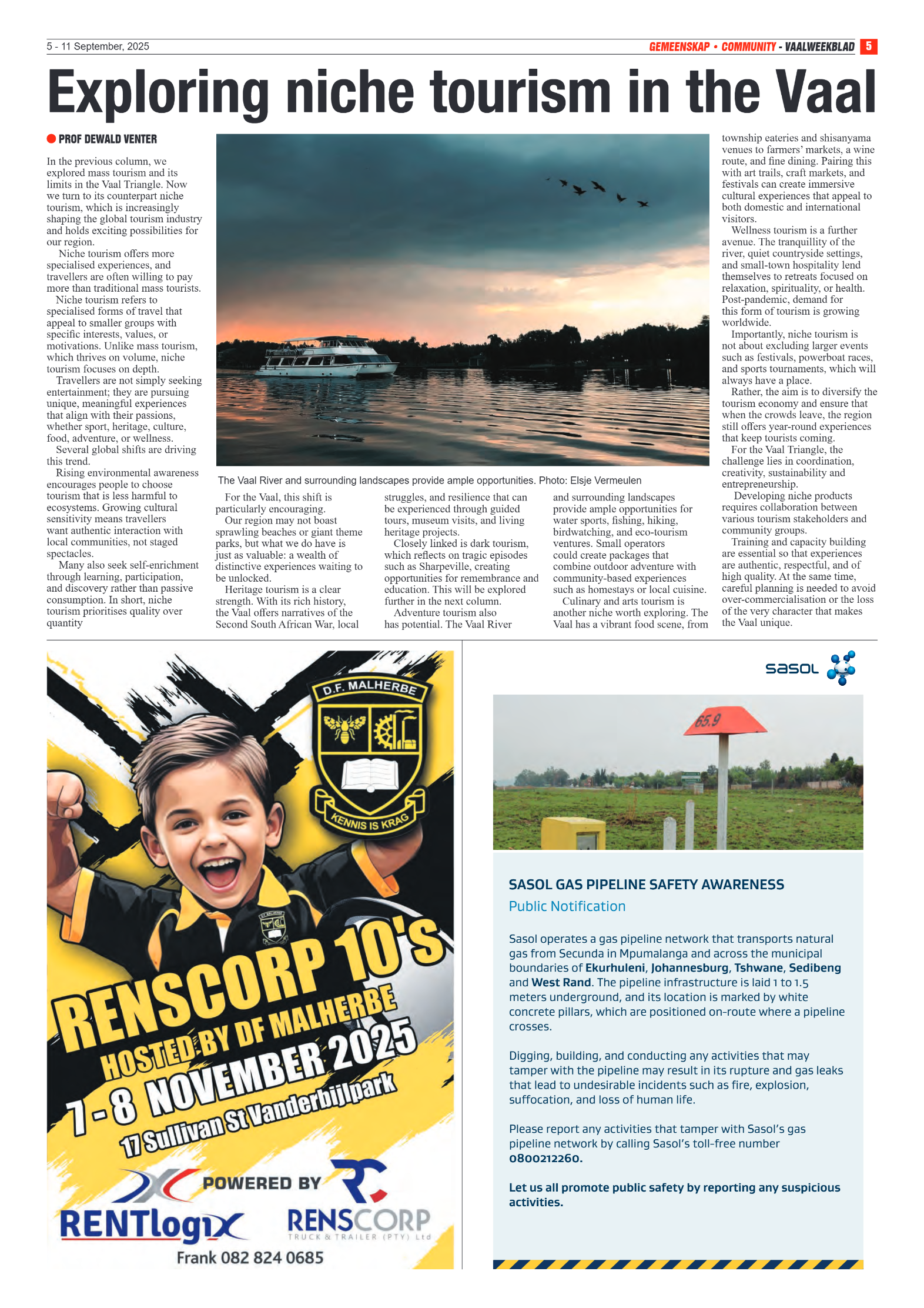 Vaalweekblad 5 – 11 September, 2025 page 5