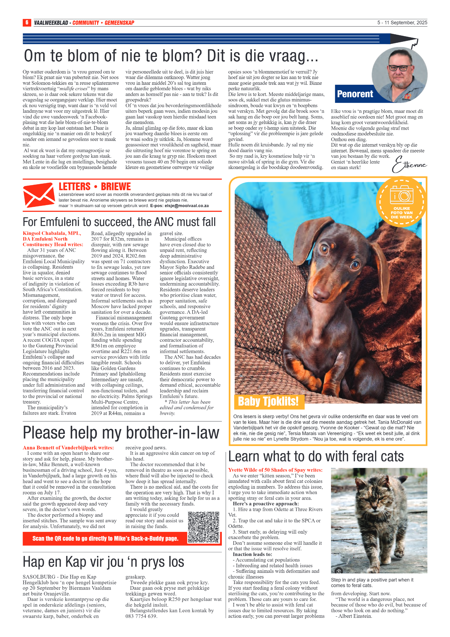 Vaalweekblad 5 – 11 September, 2025 page 6
