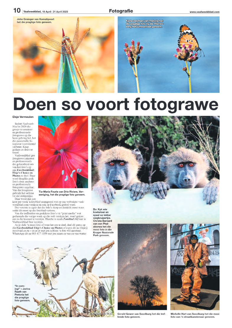 Vaalweekblad, 5 April- 7 April 2023 page 10