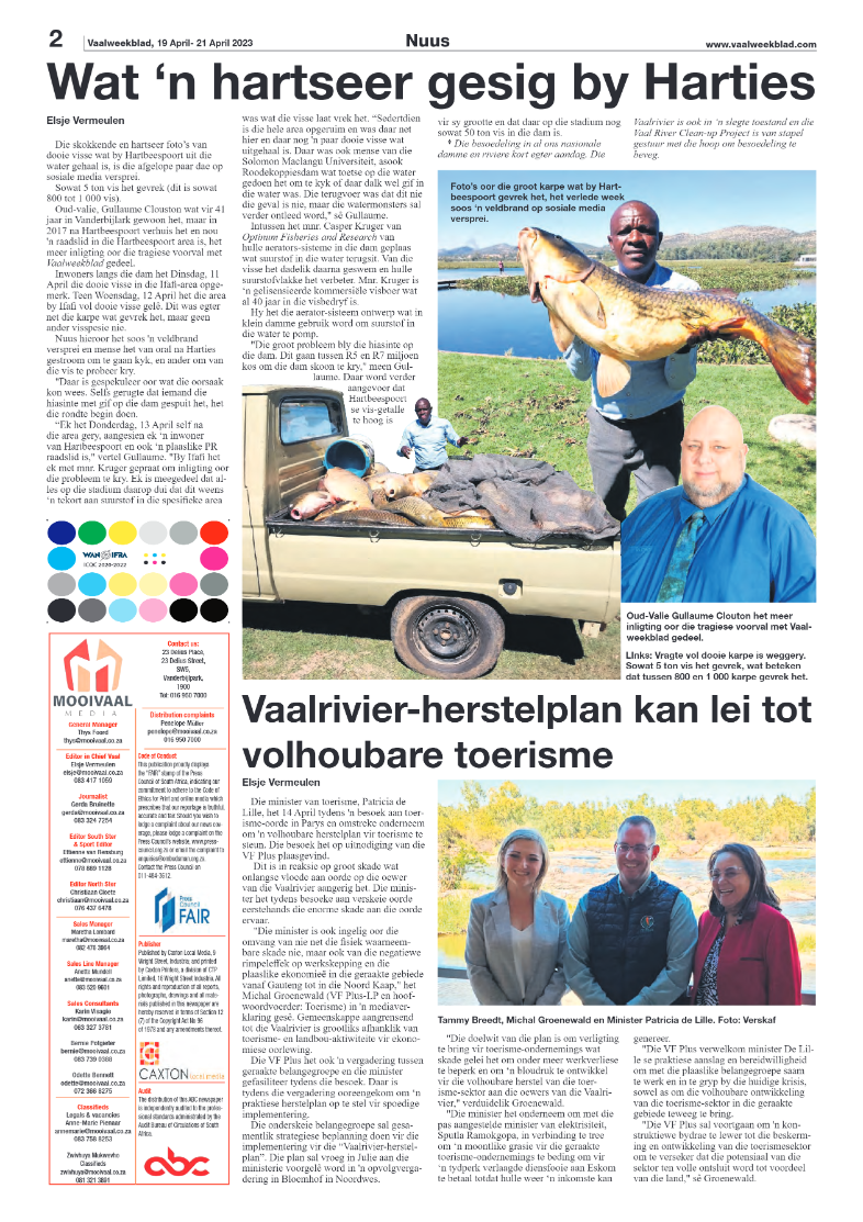 Vaalweekblad, 5 April- 7 April 2023 page 2