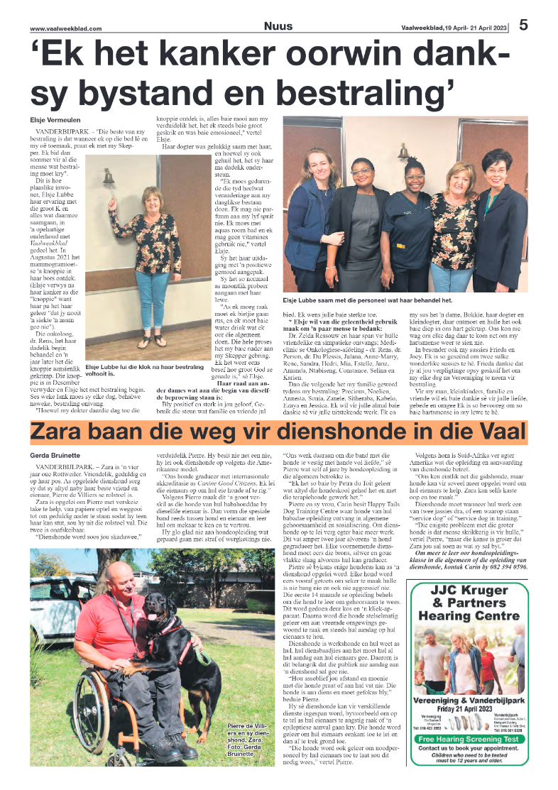 Vaalweekblad, 5 April- 7 April 2023 page 5
