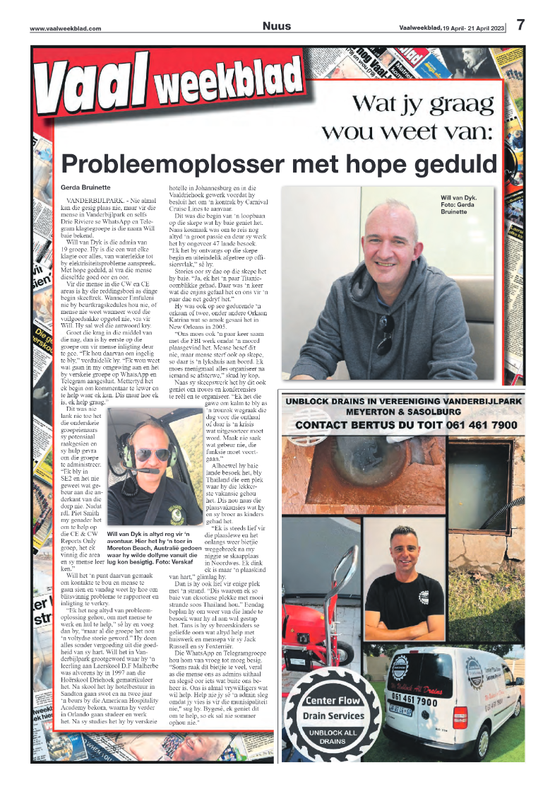 Vaalweekblad, 5 April- 7 April 2023 page 7