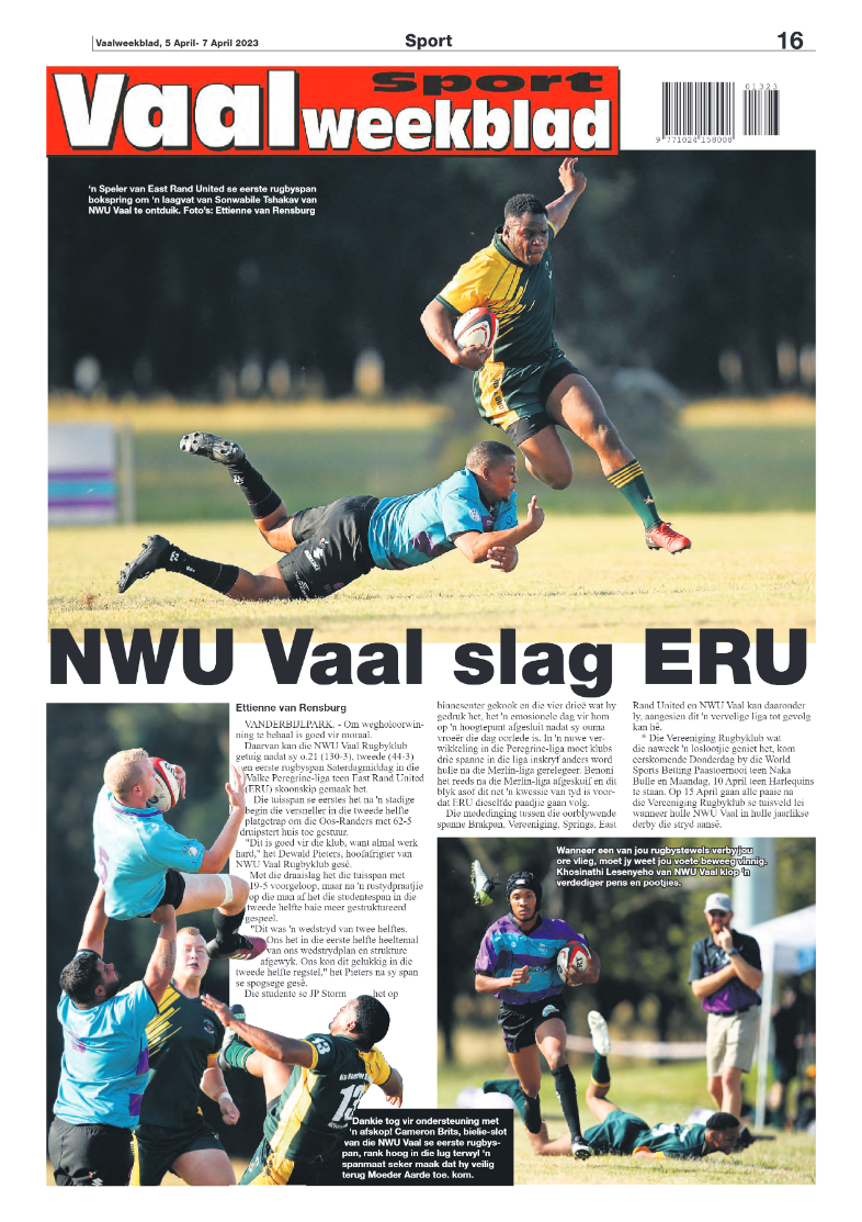 Vaalweekblad, 5 April- 7 April 2023 page 16