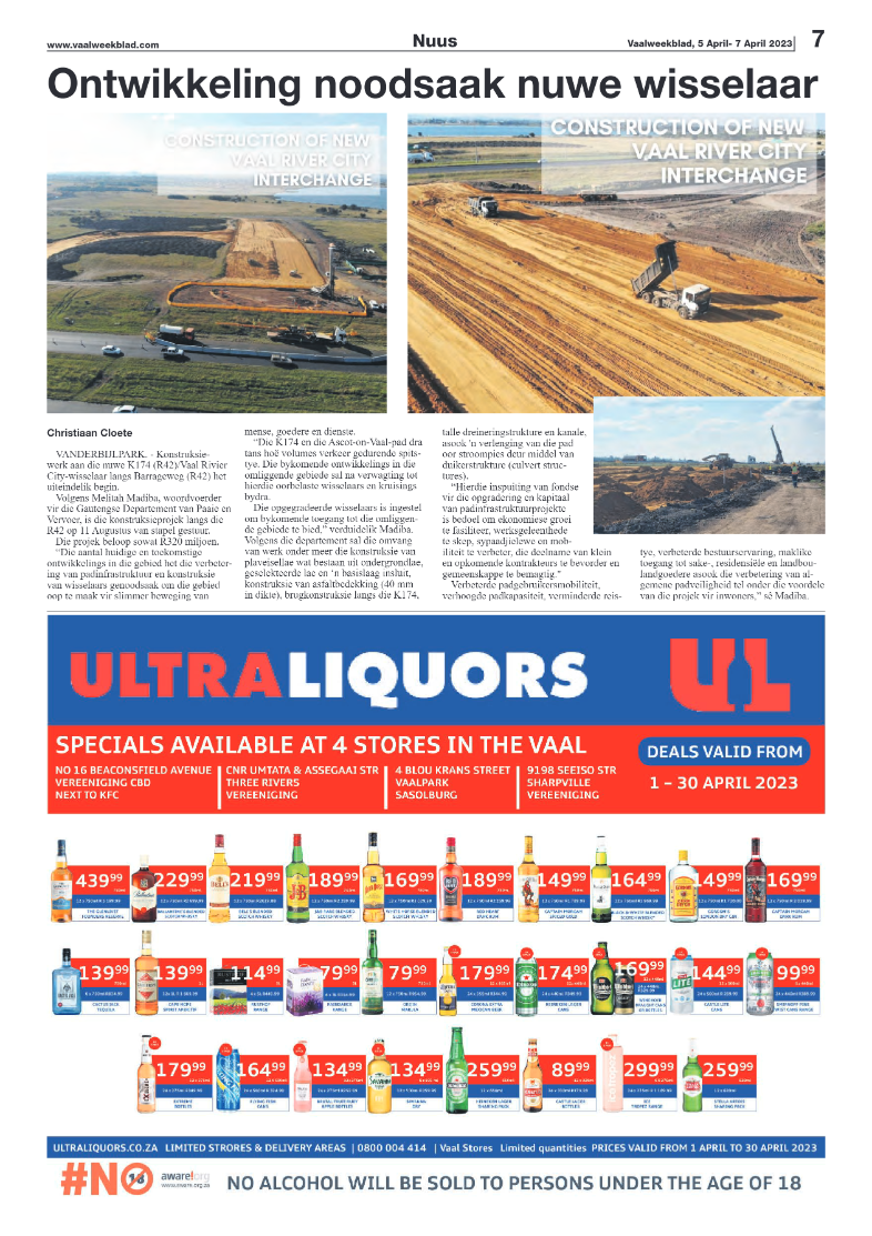 Vaalweekblad, 5 April- 7 April 2023 page 7