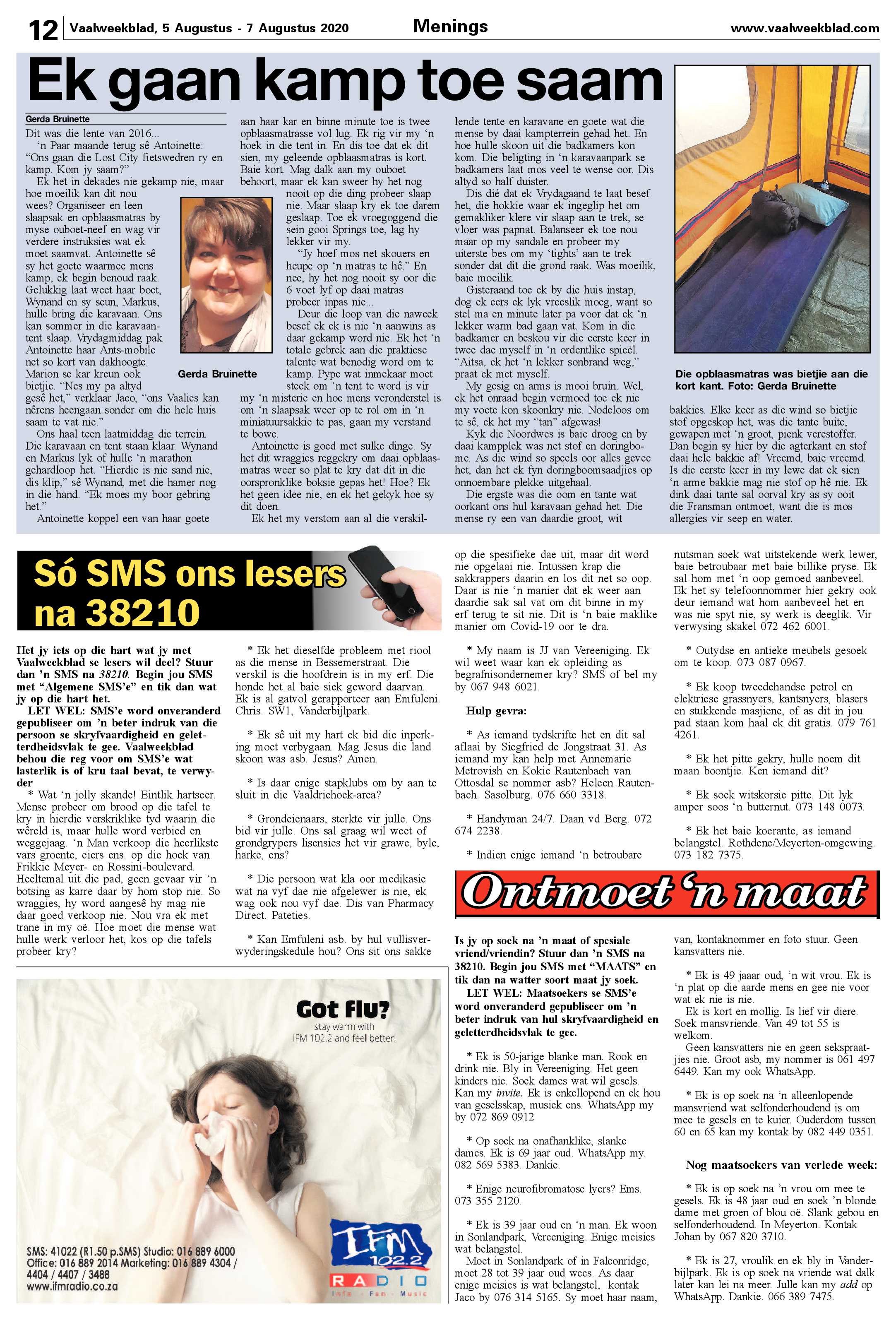 Vaalweekblad 5 Augustus – 7 Augustus 2020 page 12