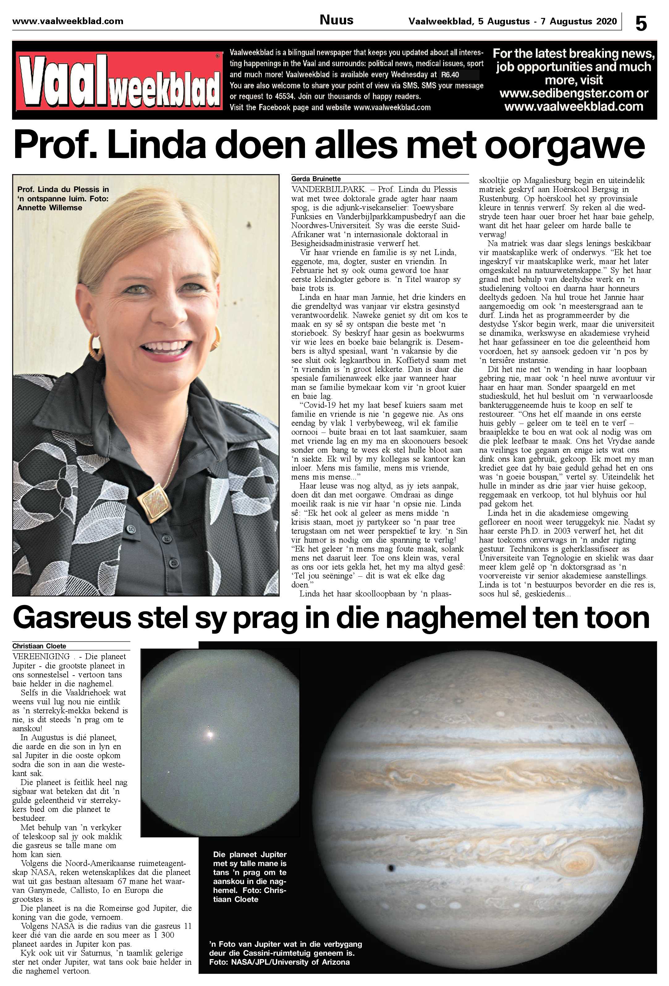 Vaalweekblad 5 Augustus – 7 Augustus 2020 page 5