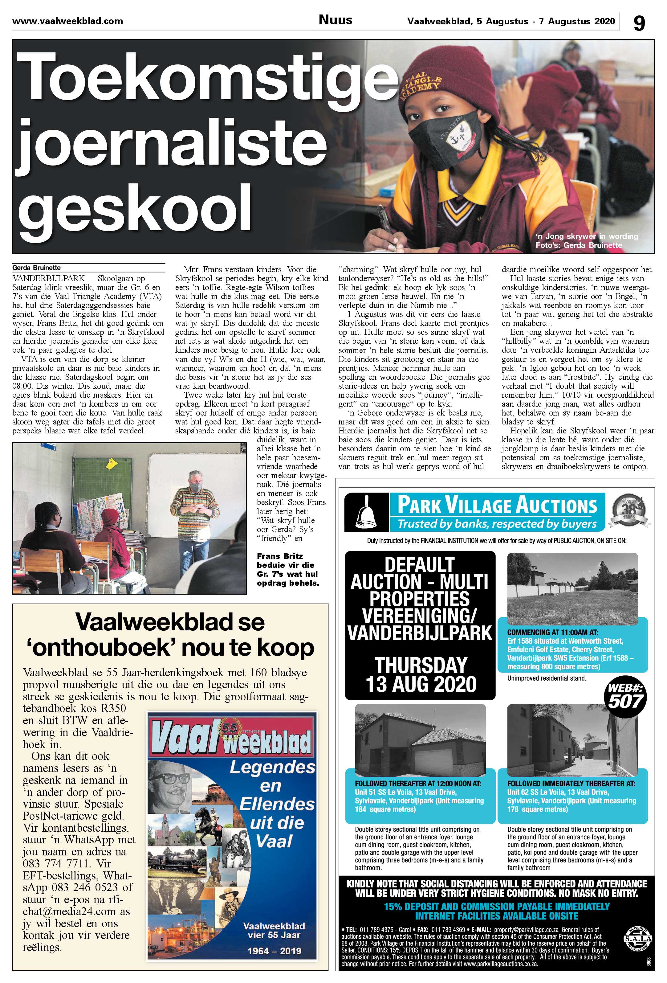 Vaalweekblad 5 Augustus – 7 Augustus 2020 page 9