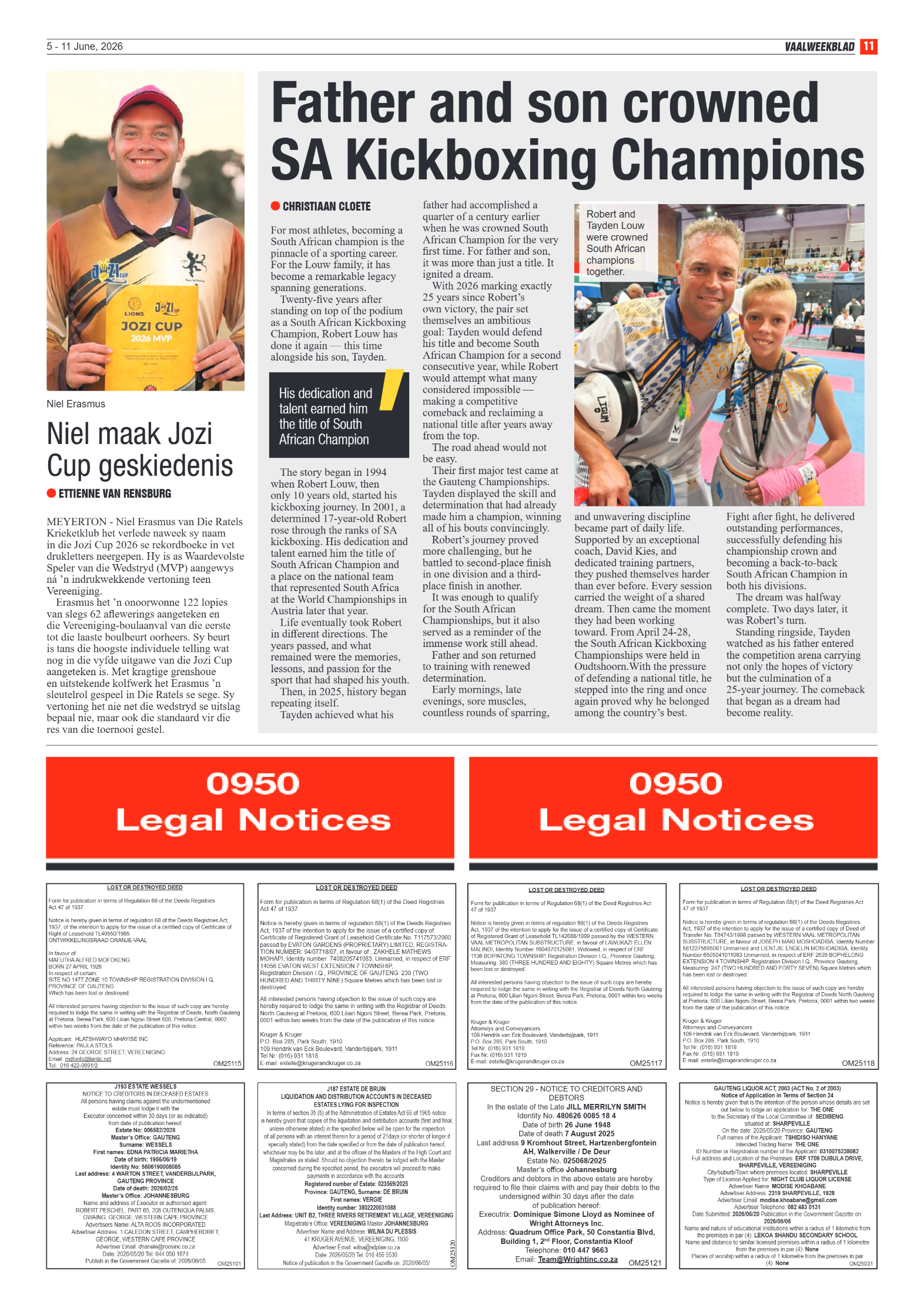 Vaalweekblad – 5 Junie 2026 page 11