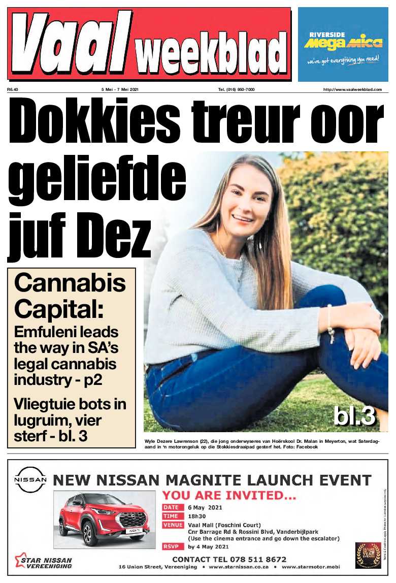 Vaalweekblad, 5 Mei – 7 Mei 2021 page 1