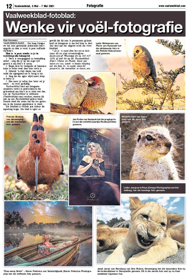 Vaalweekblad, 5 Mei – 7 Mei 2021 page 12