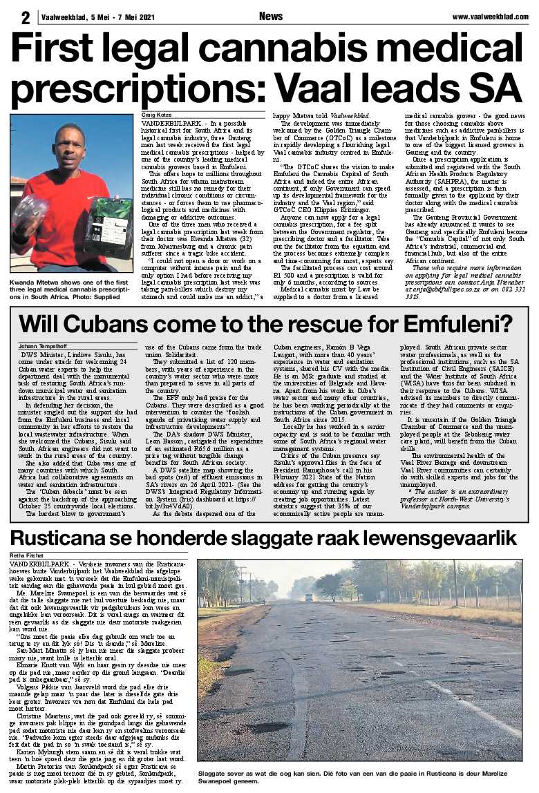 Vaalweekblad, 5 Mei – 7 Mei 2021 page 2