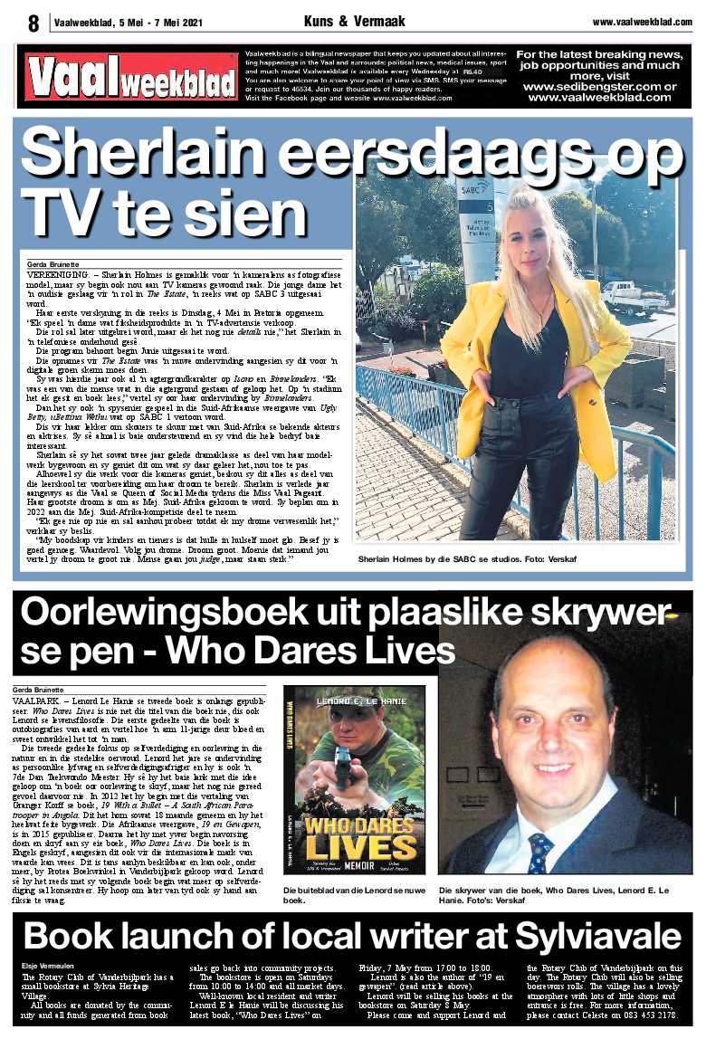 Vaalweekblad, 5 Mei – 7 Mei 2021 page 8