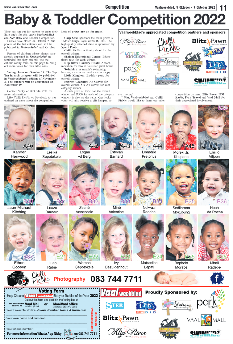 Vaalweekblad, 5 Oktober – 7 Oktober 2022 page 11