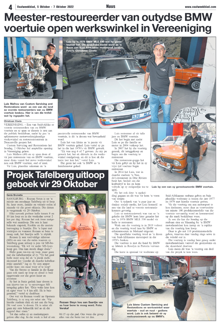 Vaalweekblad, 5 Oktober – 7 Oktober 2022 page 4