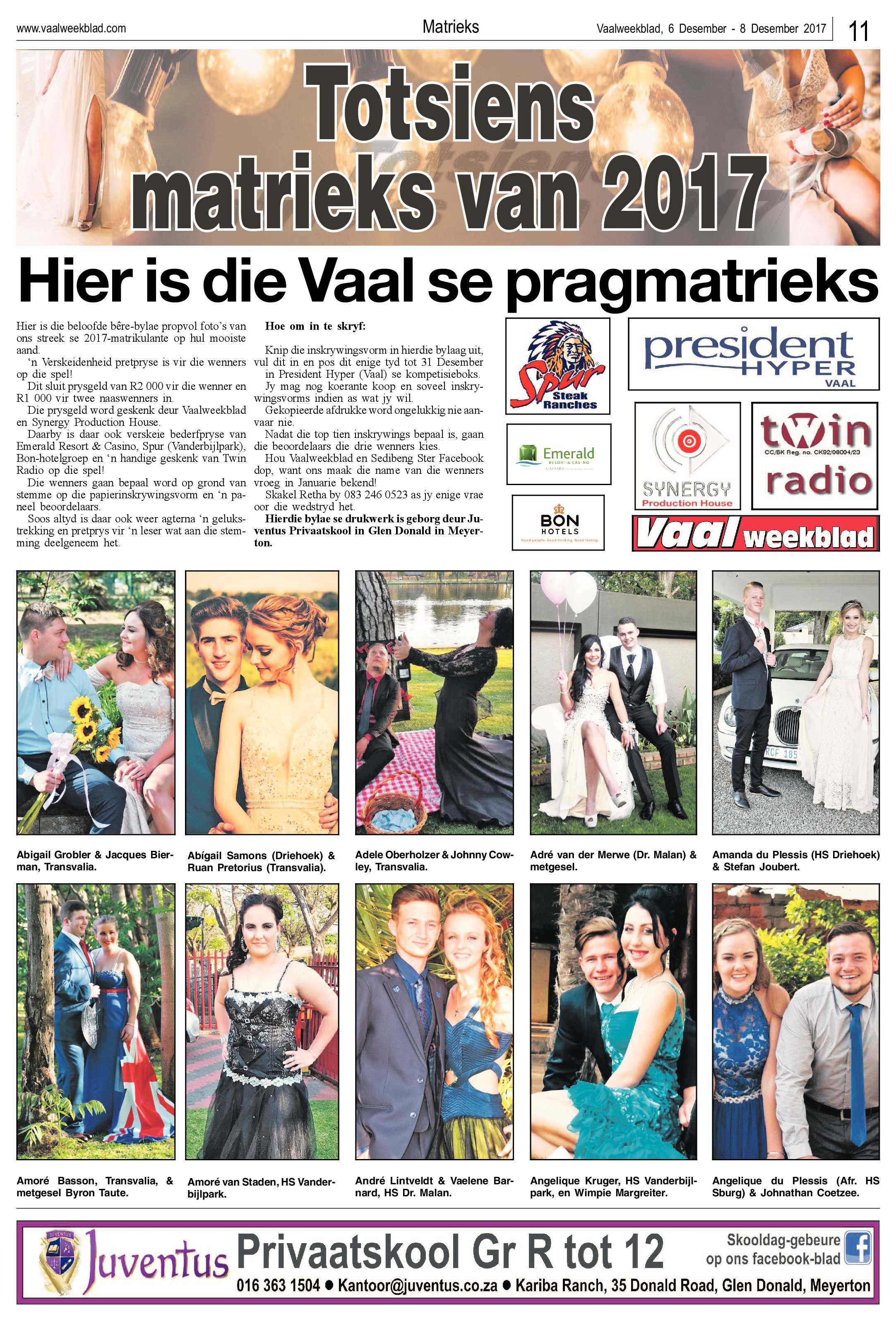 Vaalweekblad 6 – 8 Desember 2017 page 11