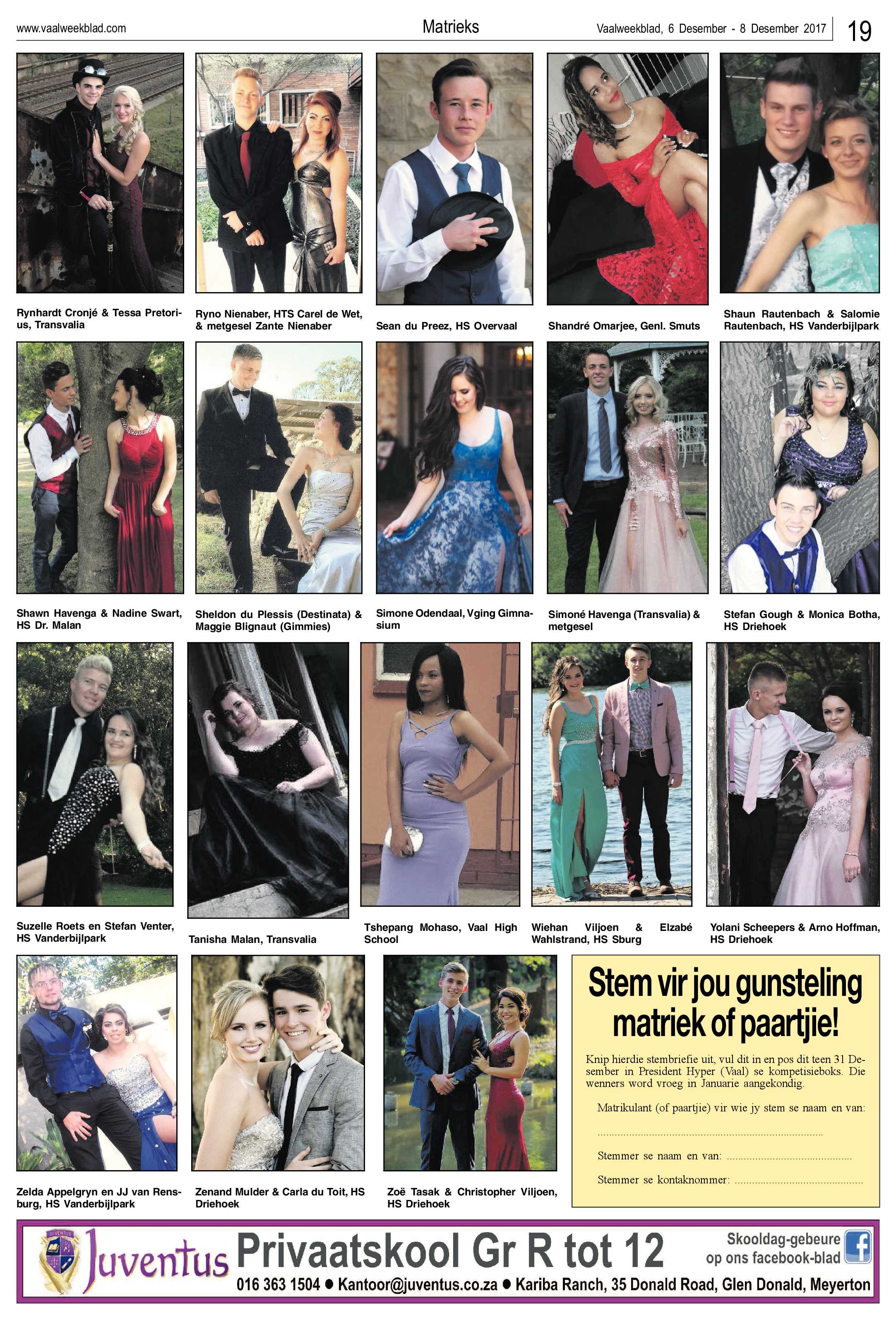 Vaalweekblad 6 – 8 Desember 2017 page 19