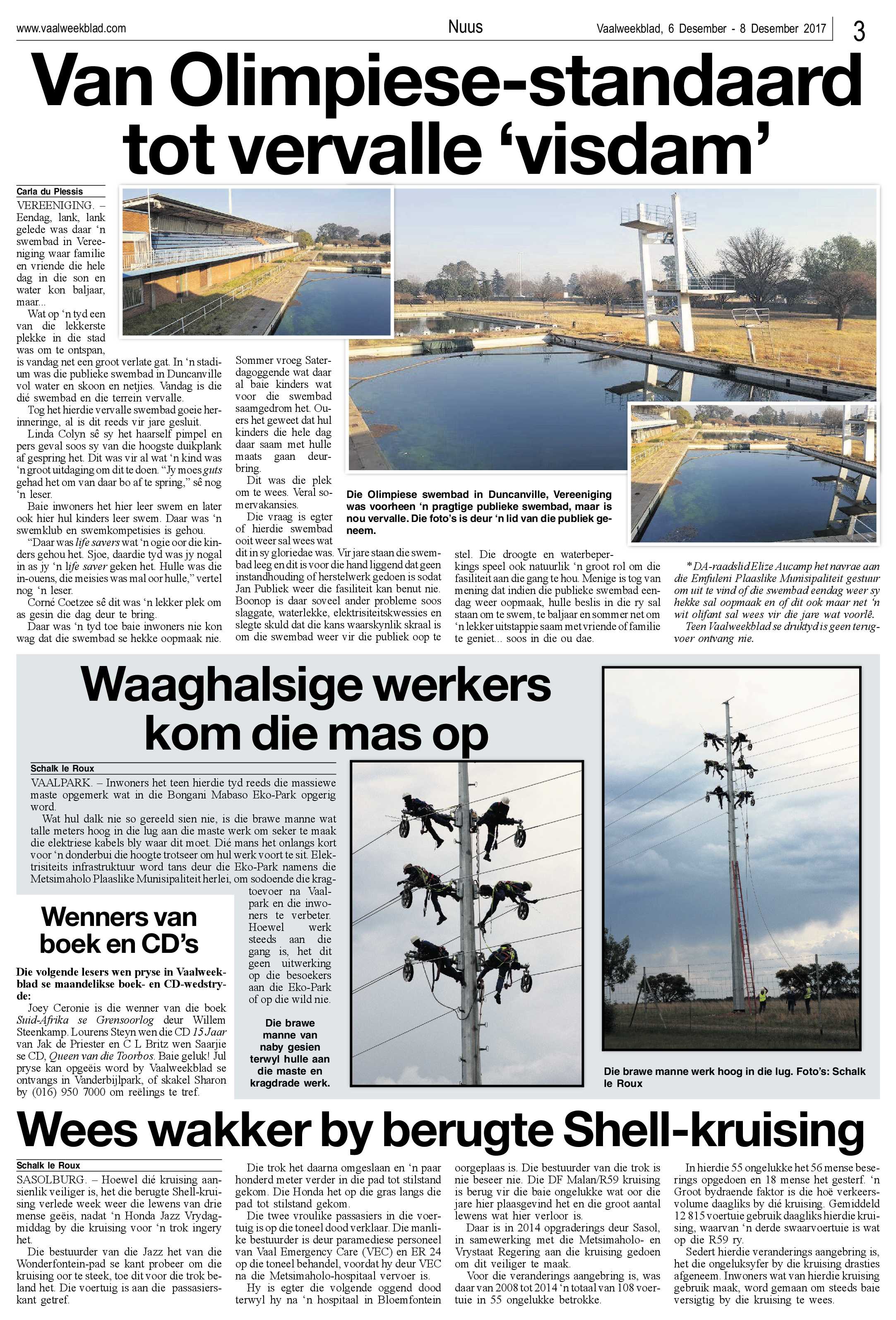Vaalweekblad 6 – 8 Desember 2017 page 3