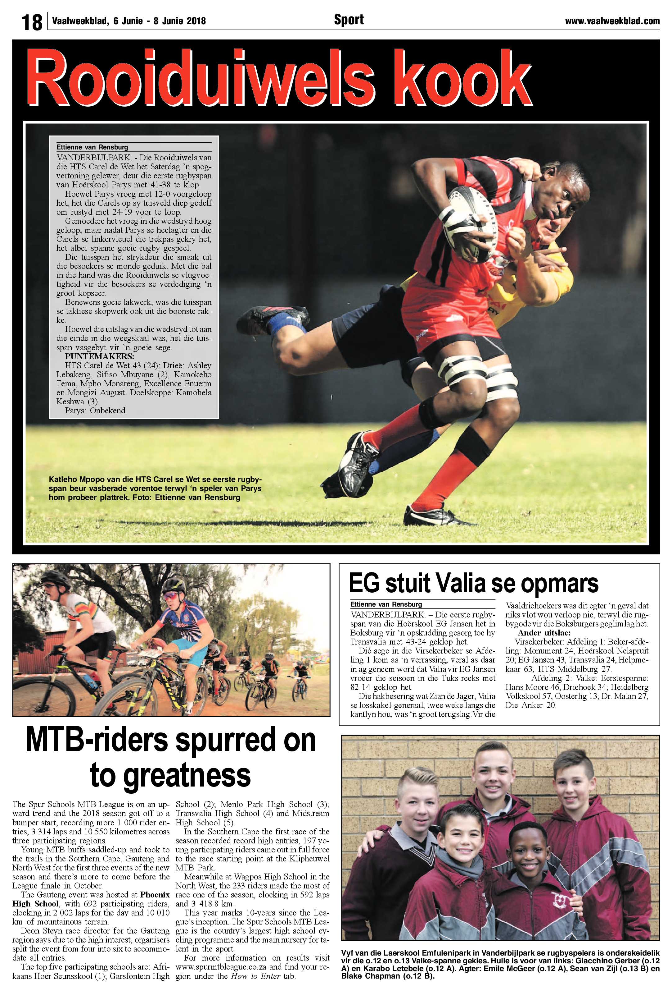 Vaalweekblad 6 – 8 Junie 2018 page 18