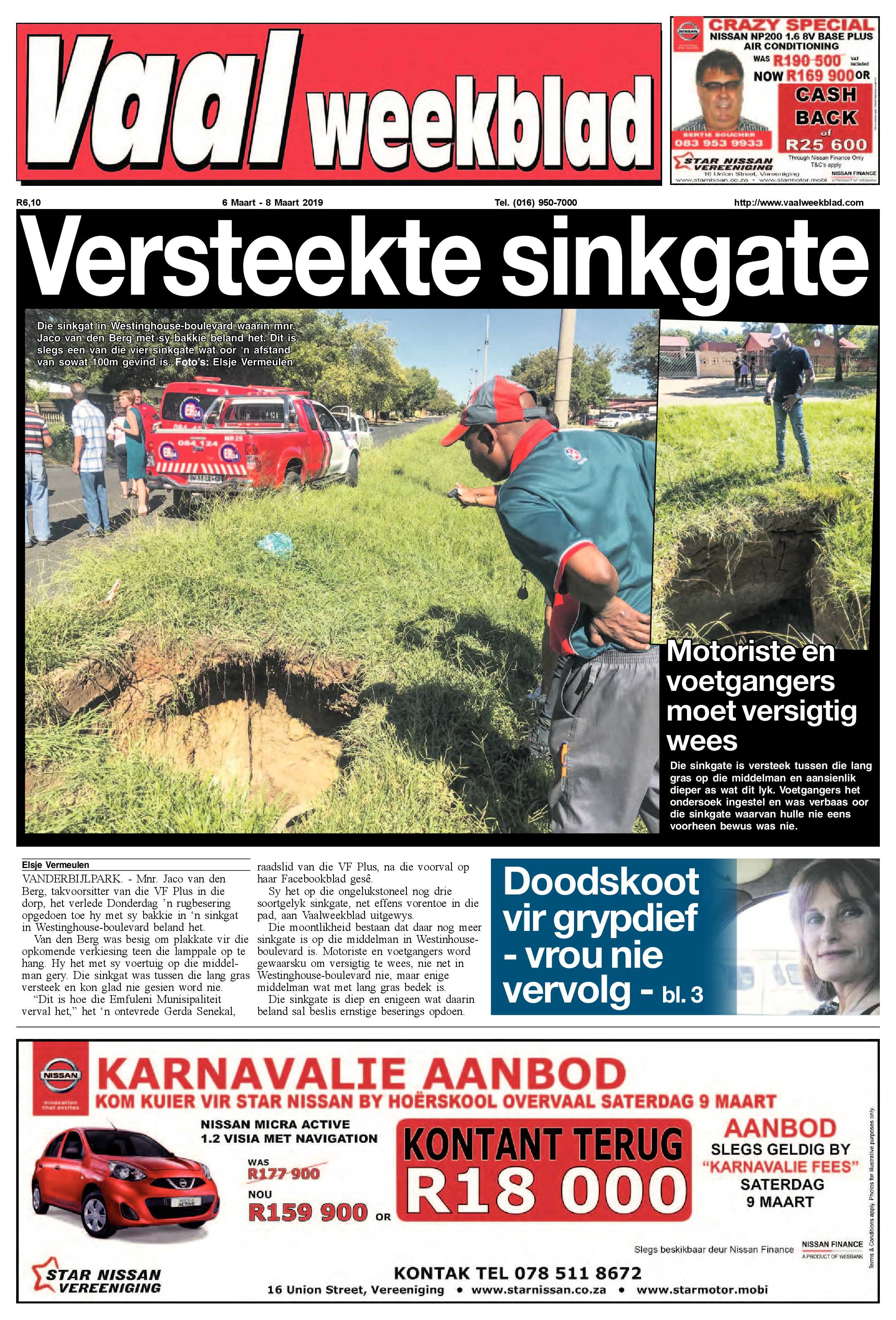 Vaalweekblad 6 – 8 Maart 2019 page 1