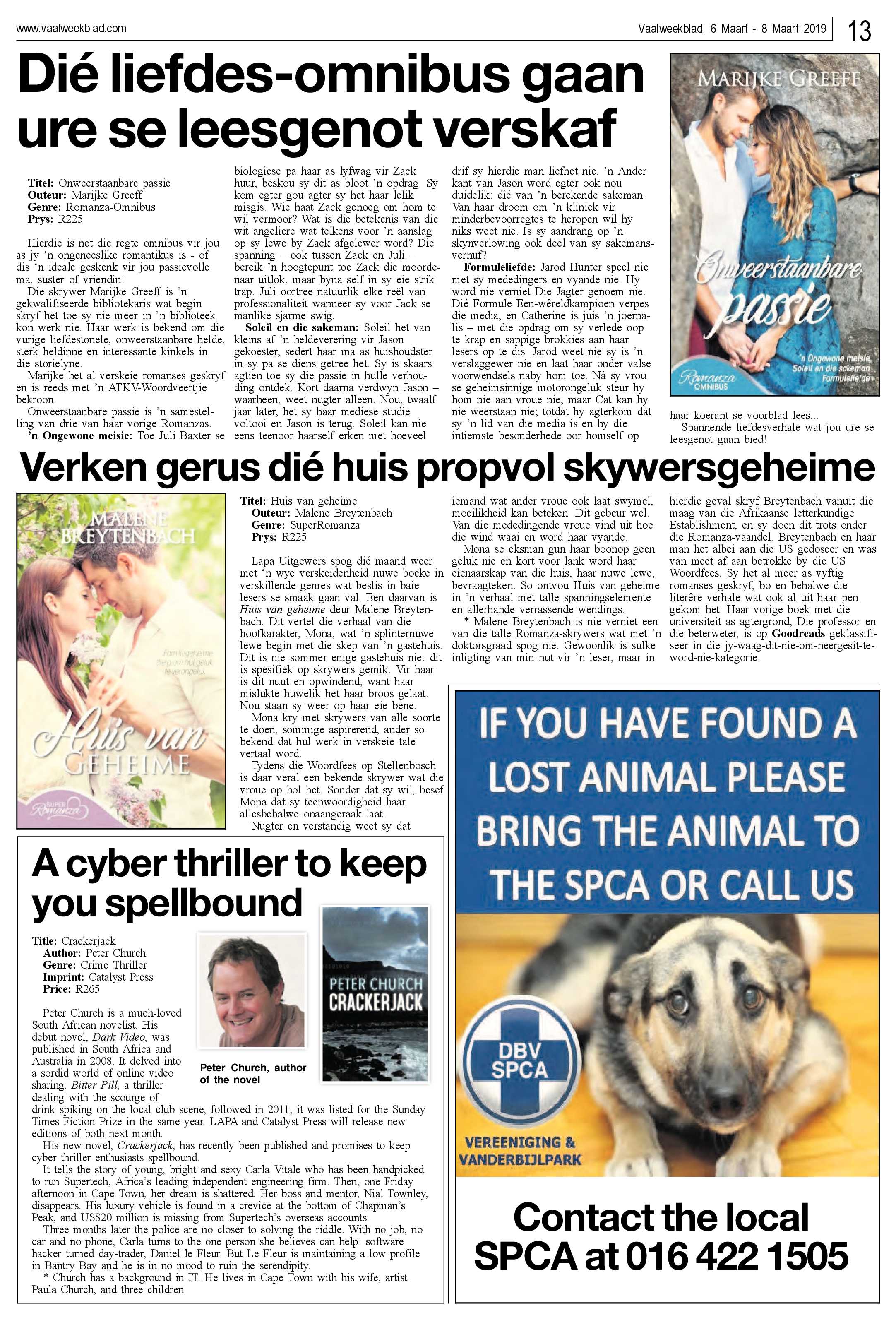 Vaalweekblad 6 – 8 Maart 2019 page 13