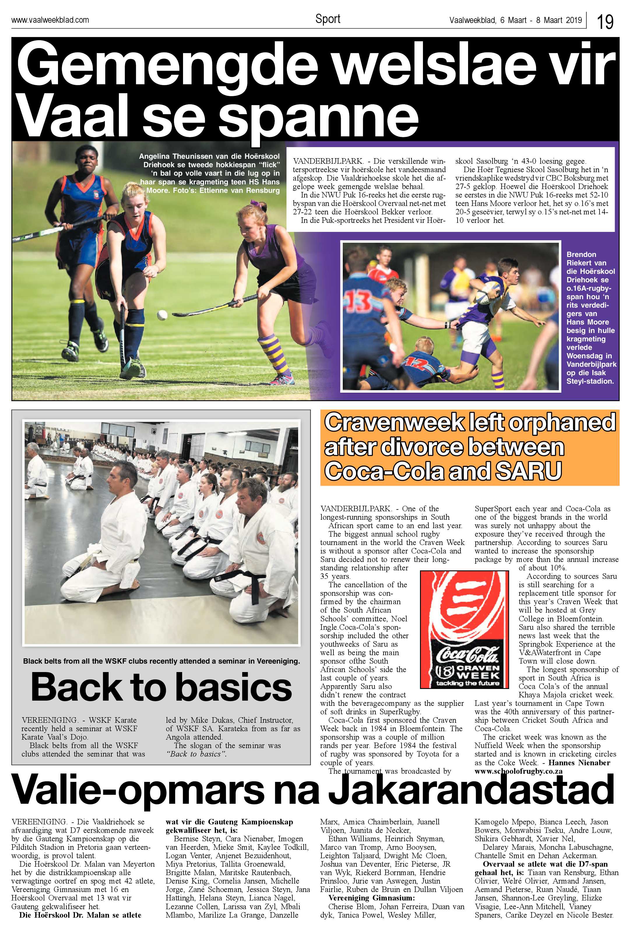 Vaalweekblad 6 – 8 Maart 2019 page 19