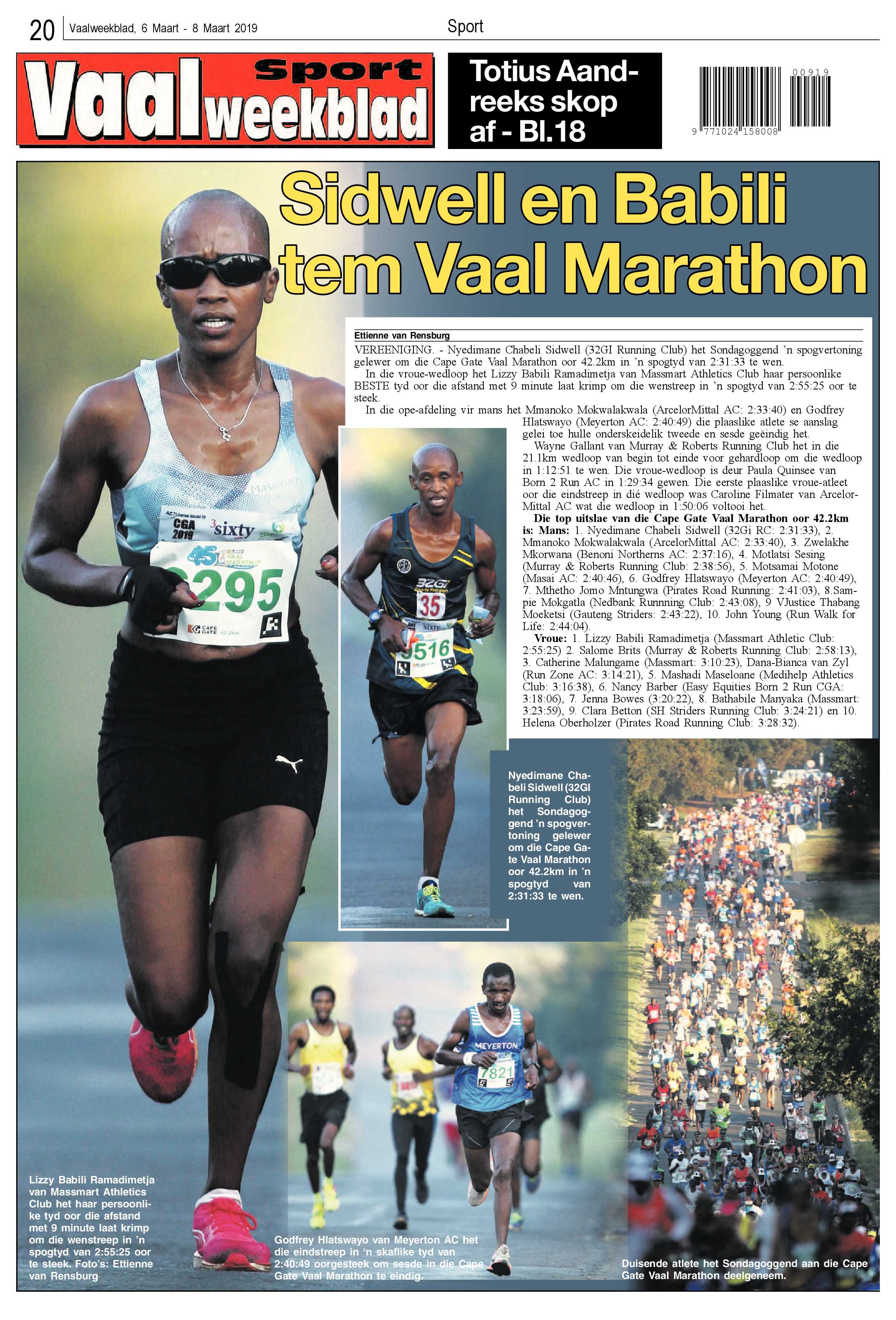 Vaalweekblad 6 – 8 Maart 2019 page 20