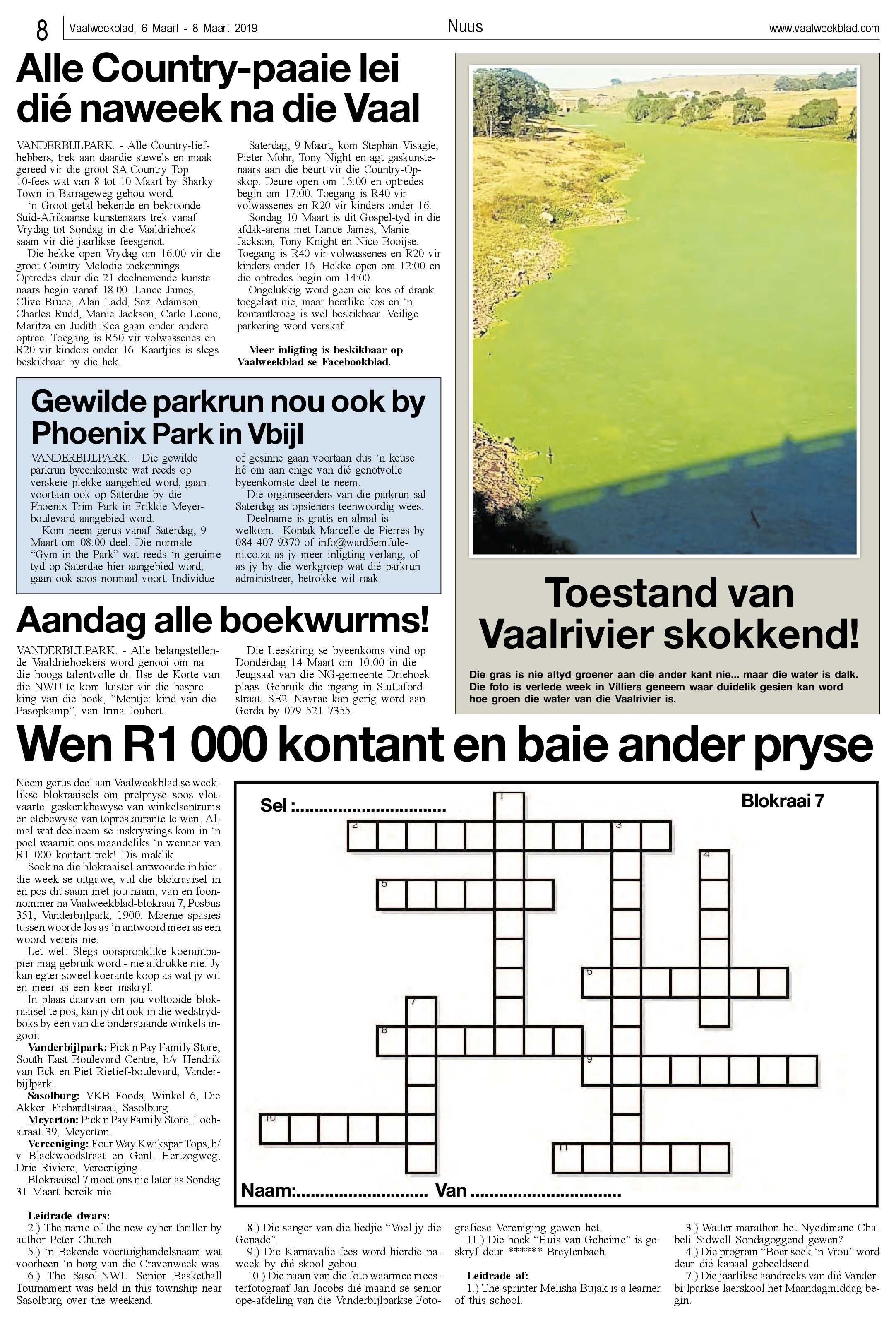 Vaalweekblad 6 – 8 Maart 2019 page 8