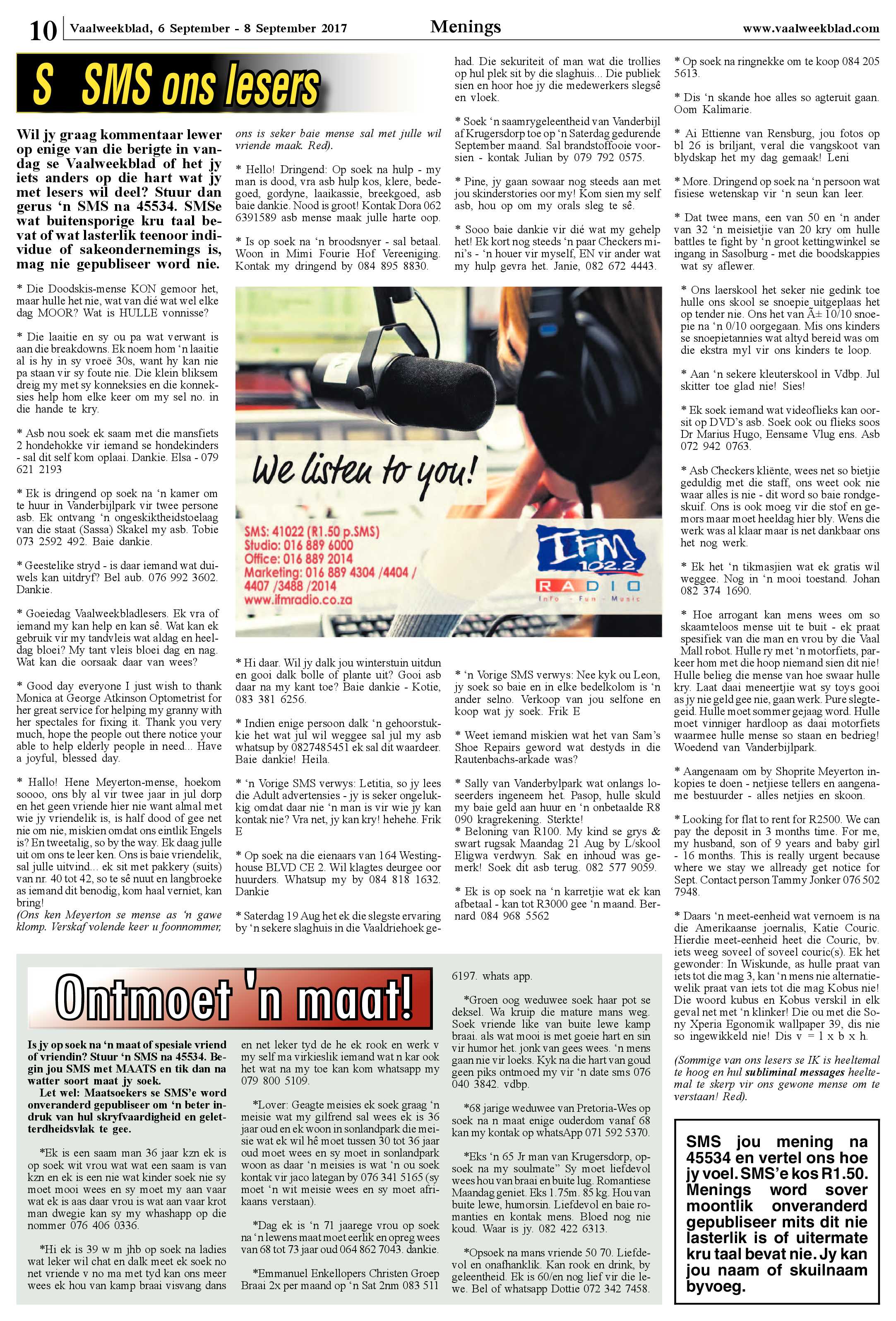 Vaalweekblad 6 – 8 November 2017 page 10