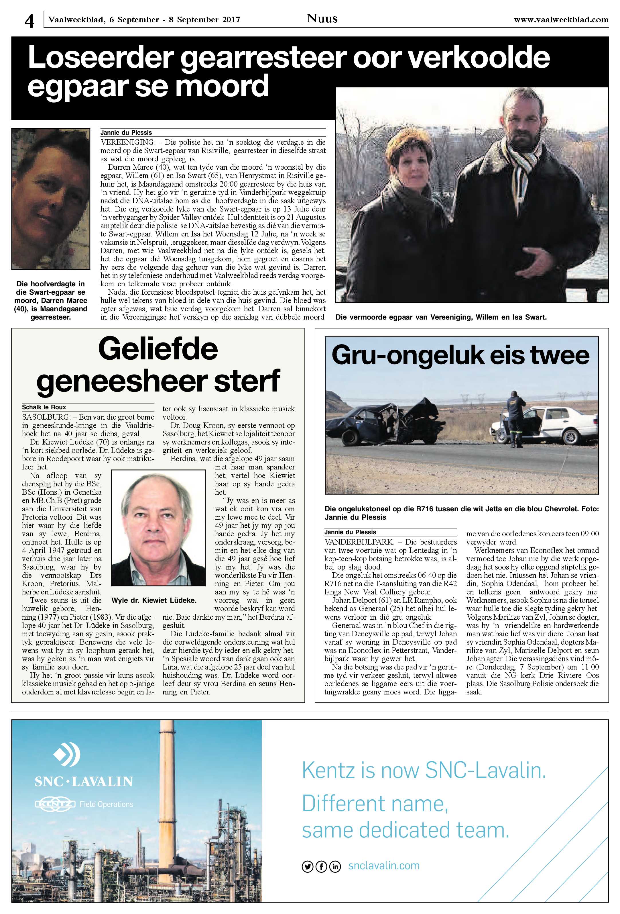 Vaalweekblad 6 – 8 November 2017 page 4