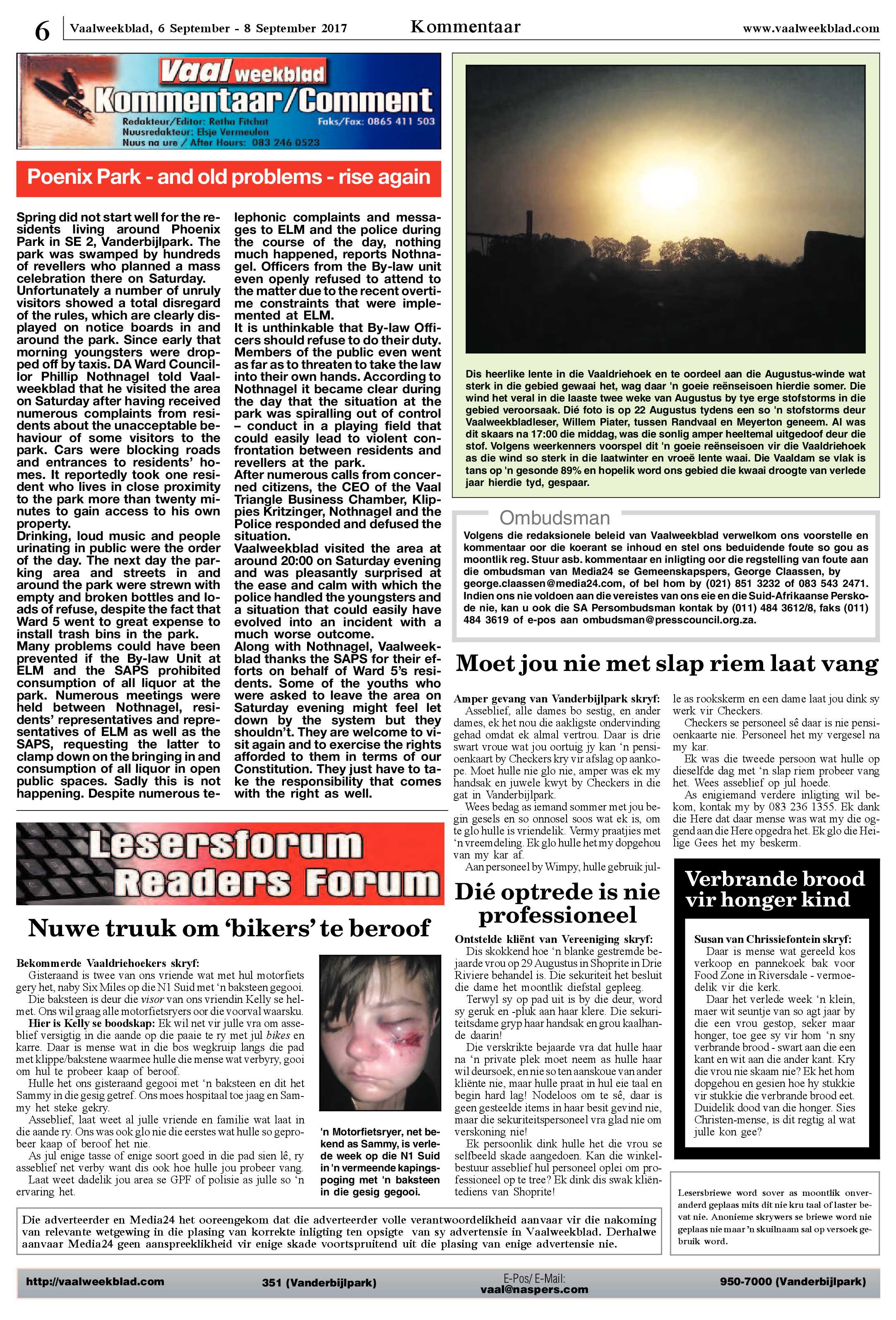 Vaalweekblad 6 – 8 November 2017 page 6