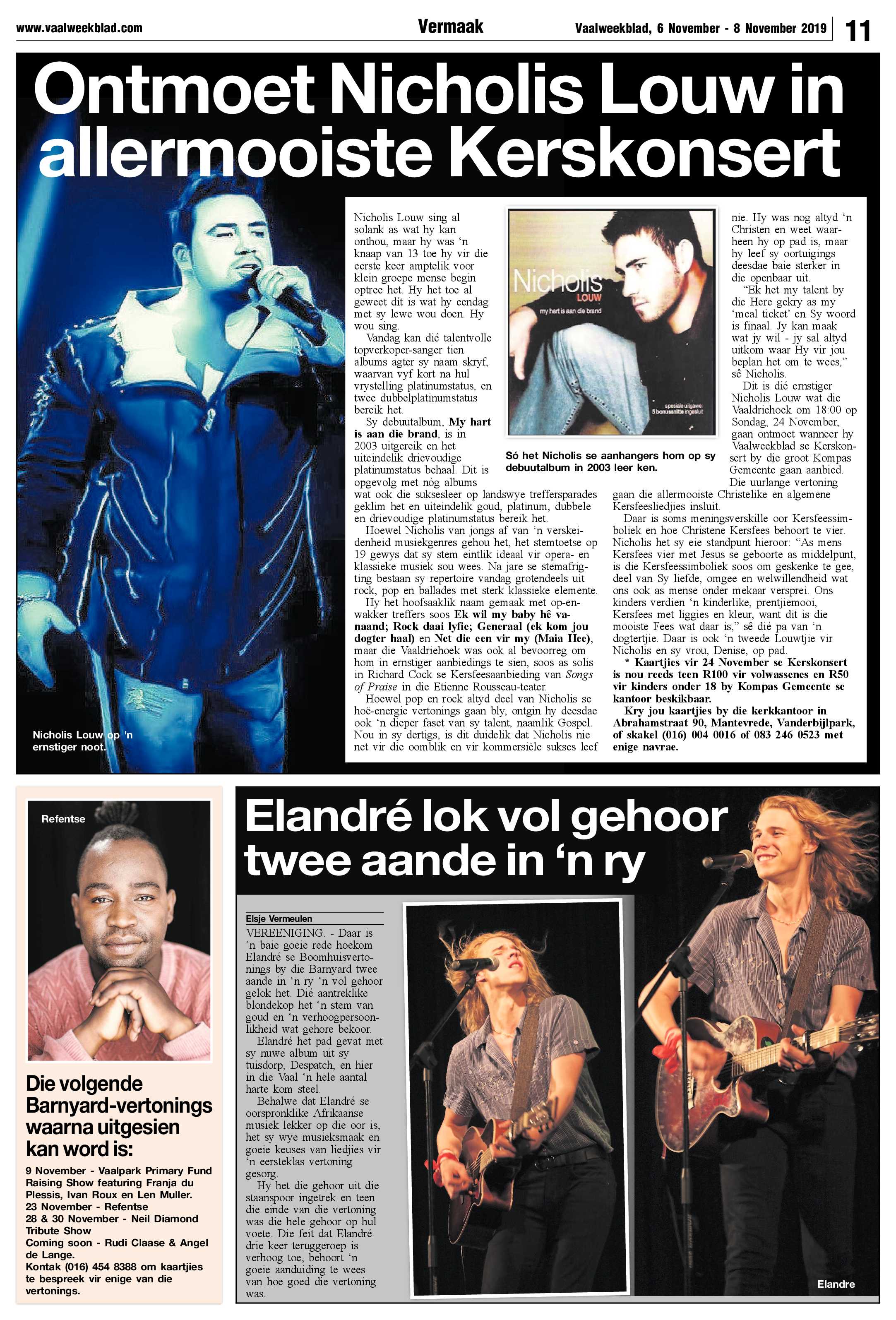 Vaalweekblad 6 – 8 November 2019 page 11