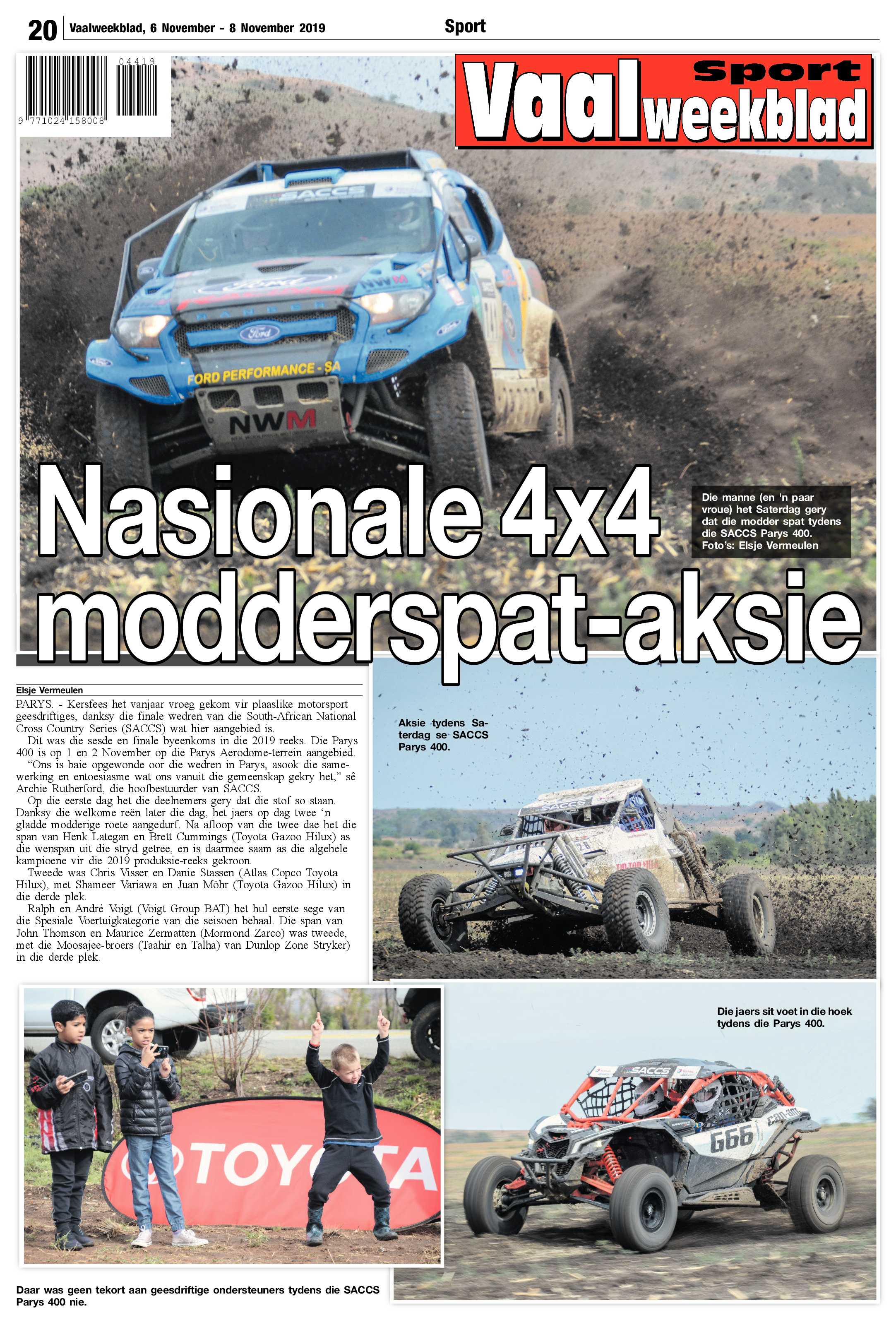 Vaalweekblad 6 – 8 November 2019 page 20