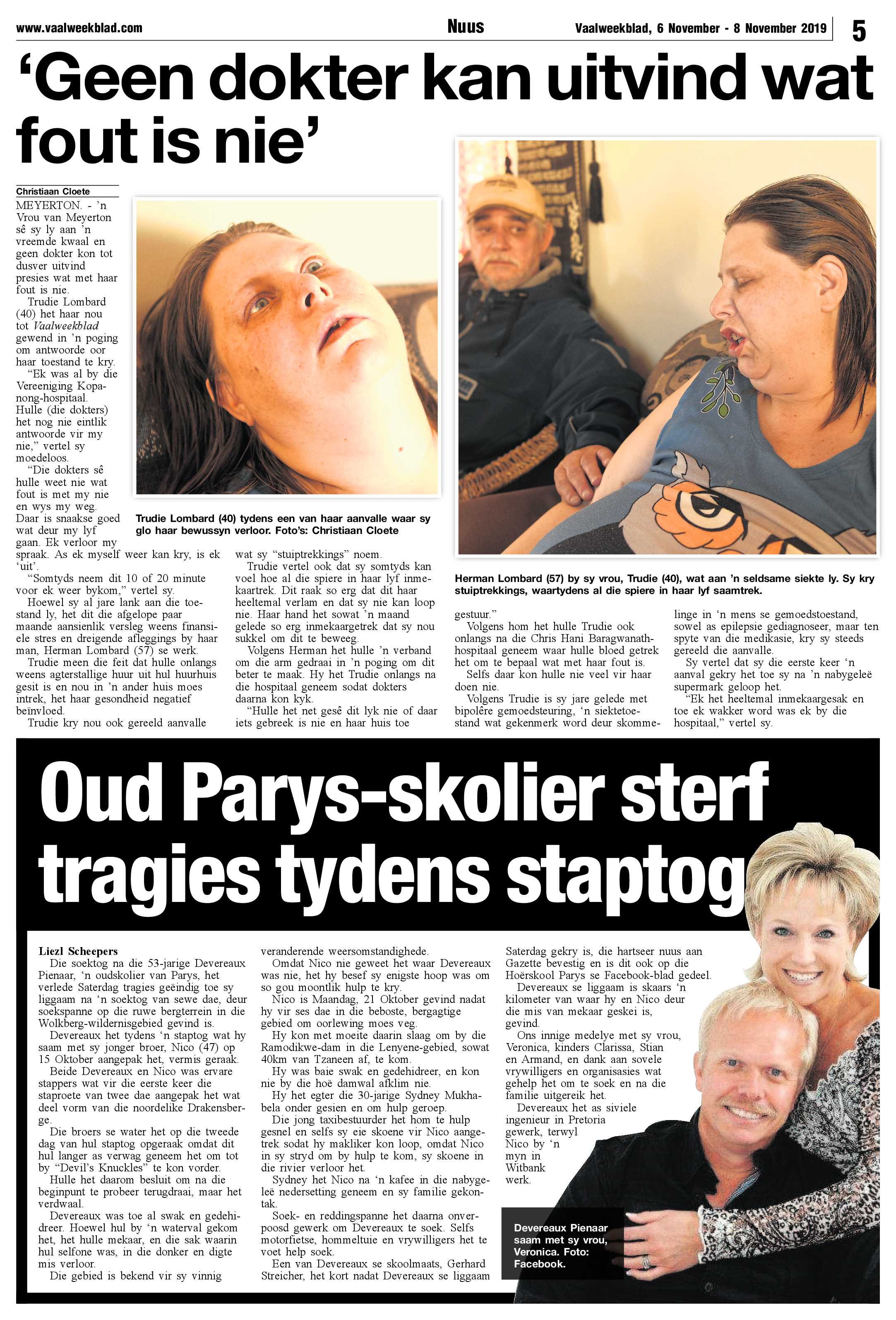 Vaalweekblad 6 – 8 November 2019 page 5