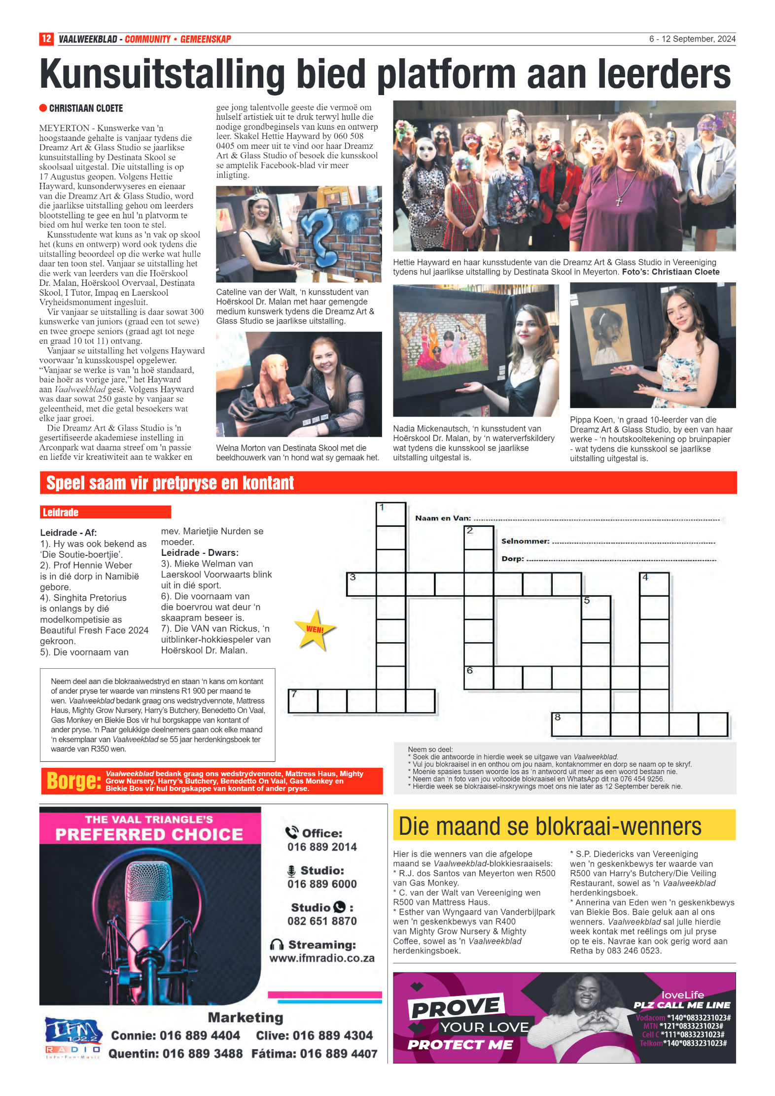 Vaalweekblad 6 – 12 September, 2024 page 12
