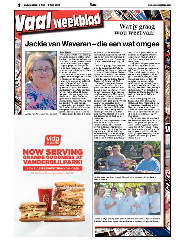 Vaalweekblad 6 April – 8 April 2022 page 4