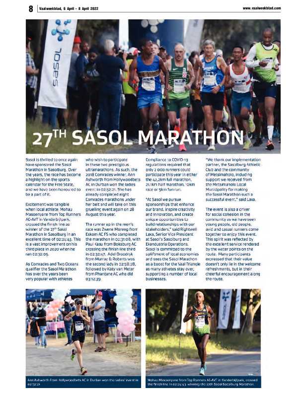 Vaalweekblad 6 April – 8 April 2022 page 6