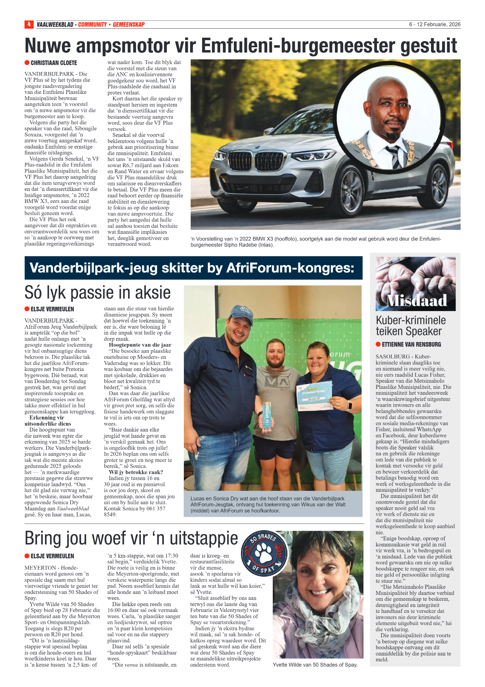 Vaalweekblad 6 Februarie 2026 page 4