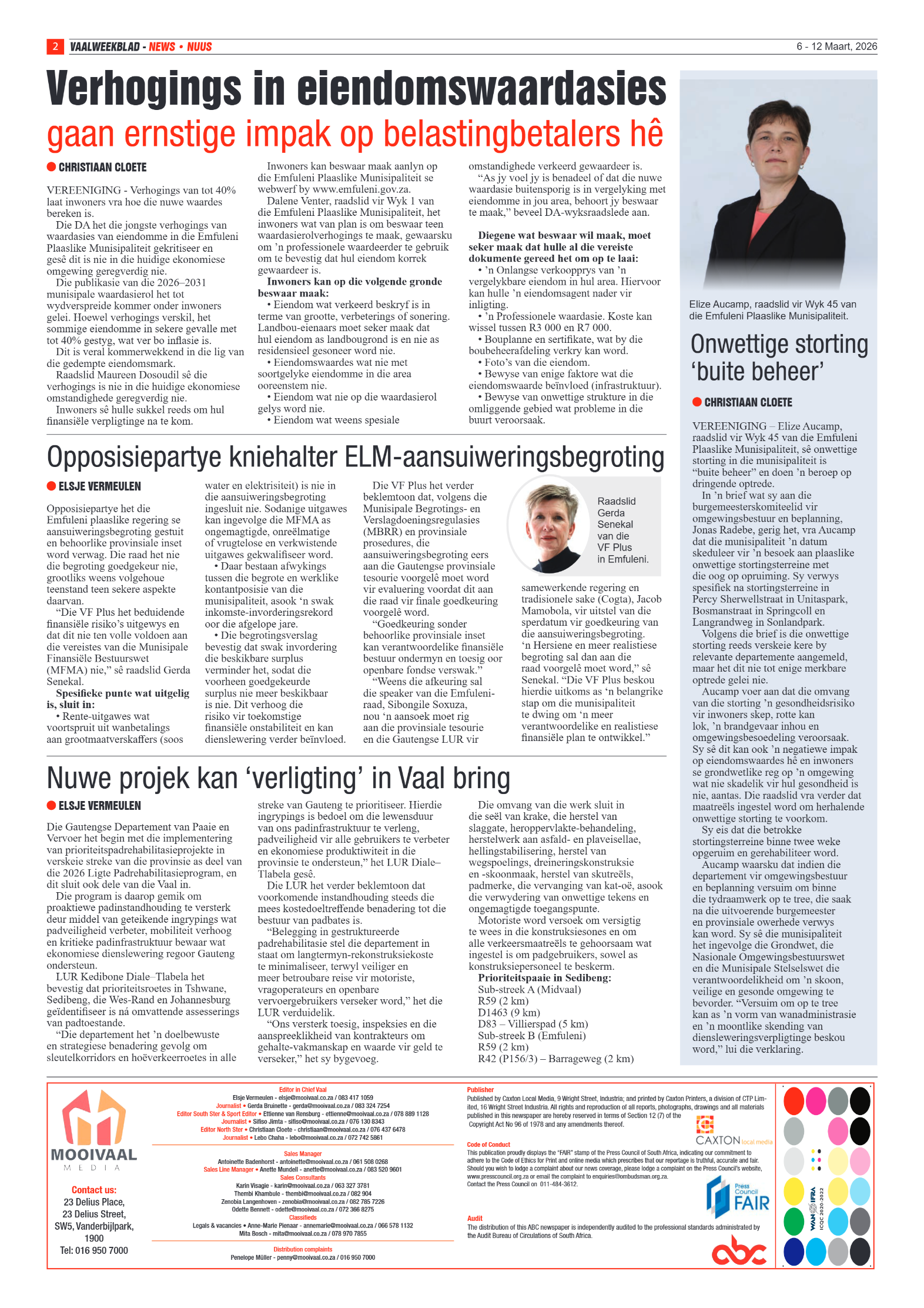 Vaalweekblad – 6 Maart page 2