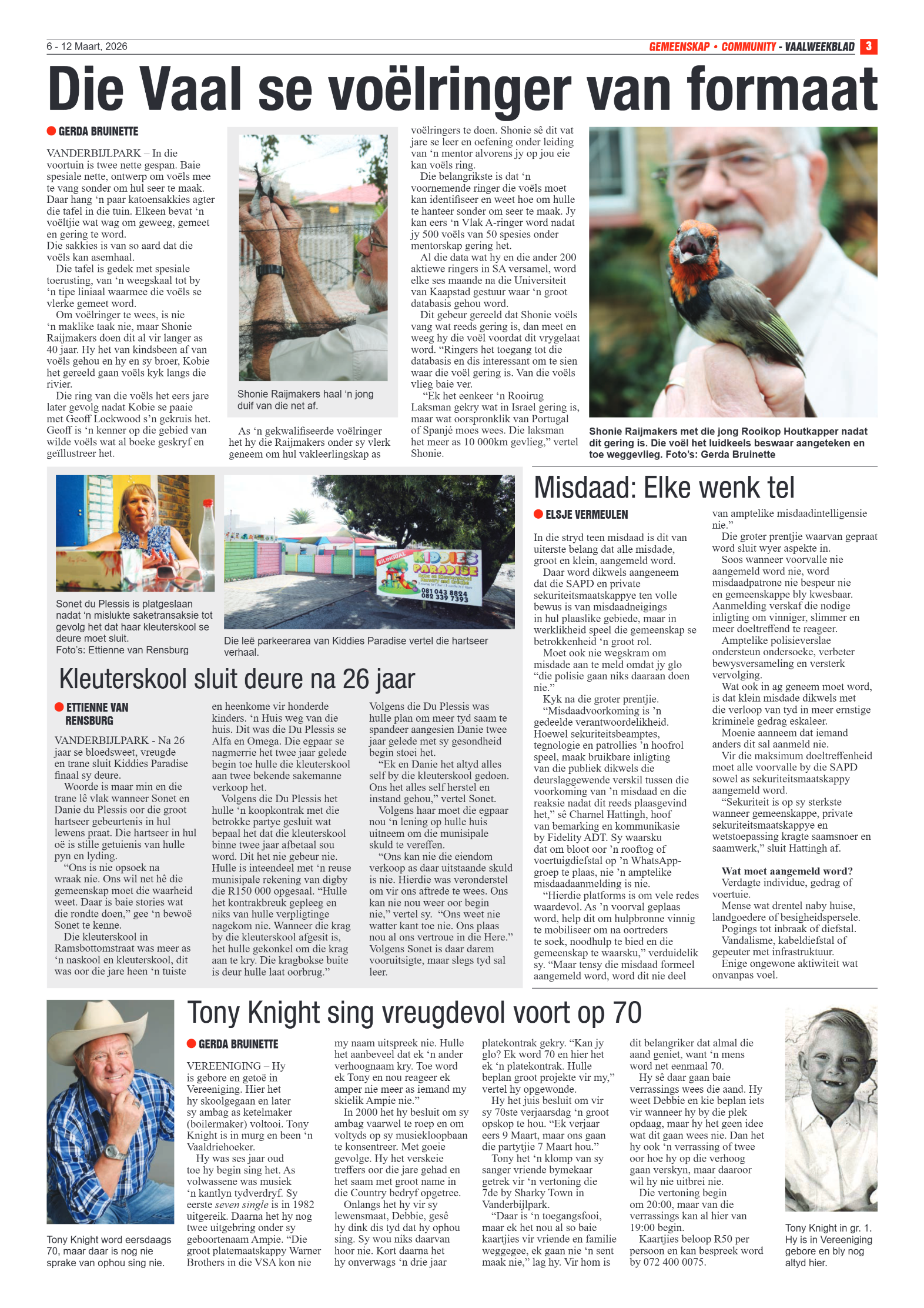Vaalweekblad – 6 Maart page 3