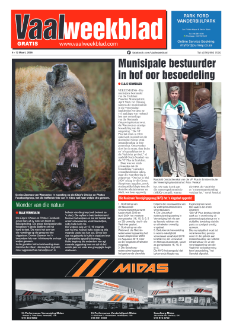 Vaalweekblad – 6 Maart