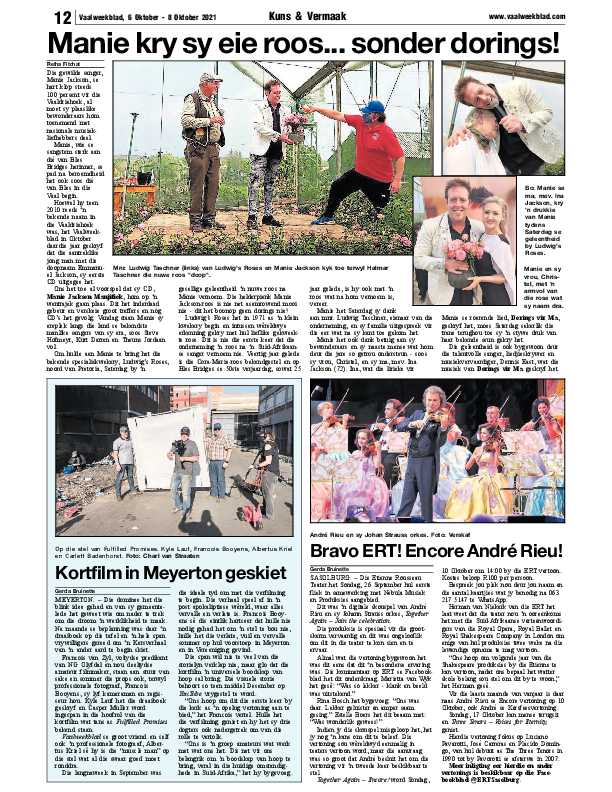 Vaalweekblad, 6 Oktober – 8 Oktober 2021 page 11