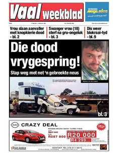 Vaalweekblad, 6 Oktober – 8 Oktober 2021