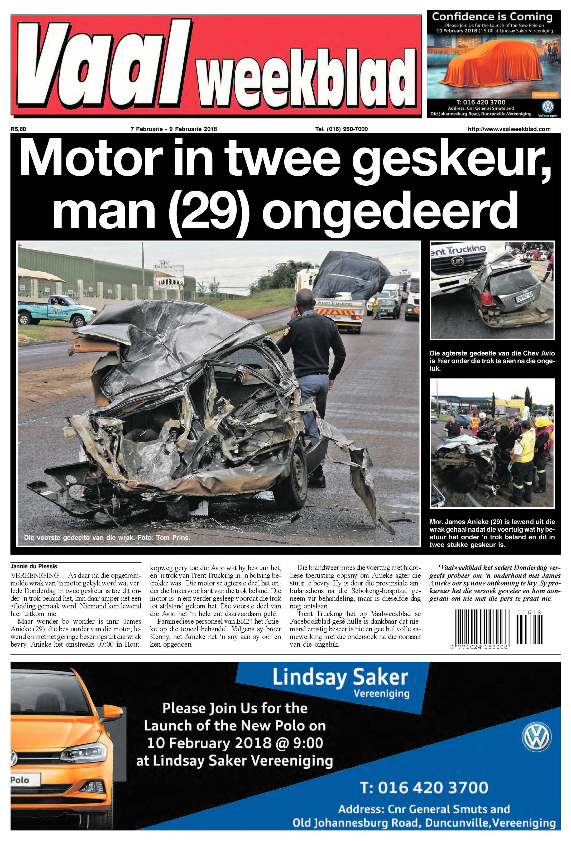 Vaalweekblad 7 – 11 Februarie 2018 page 1