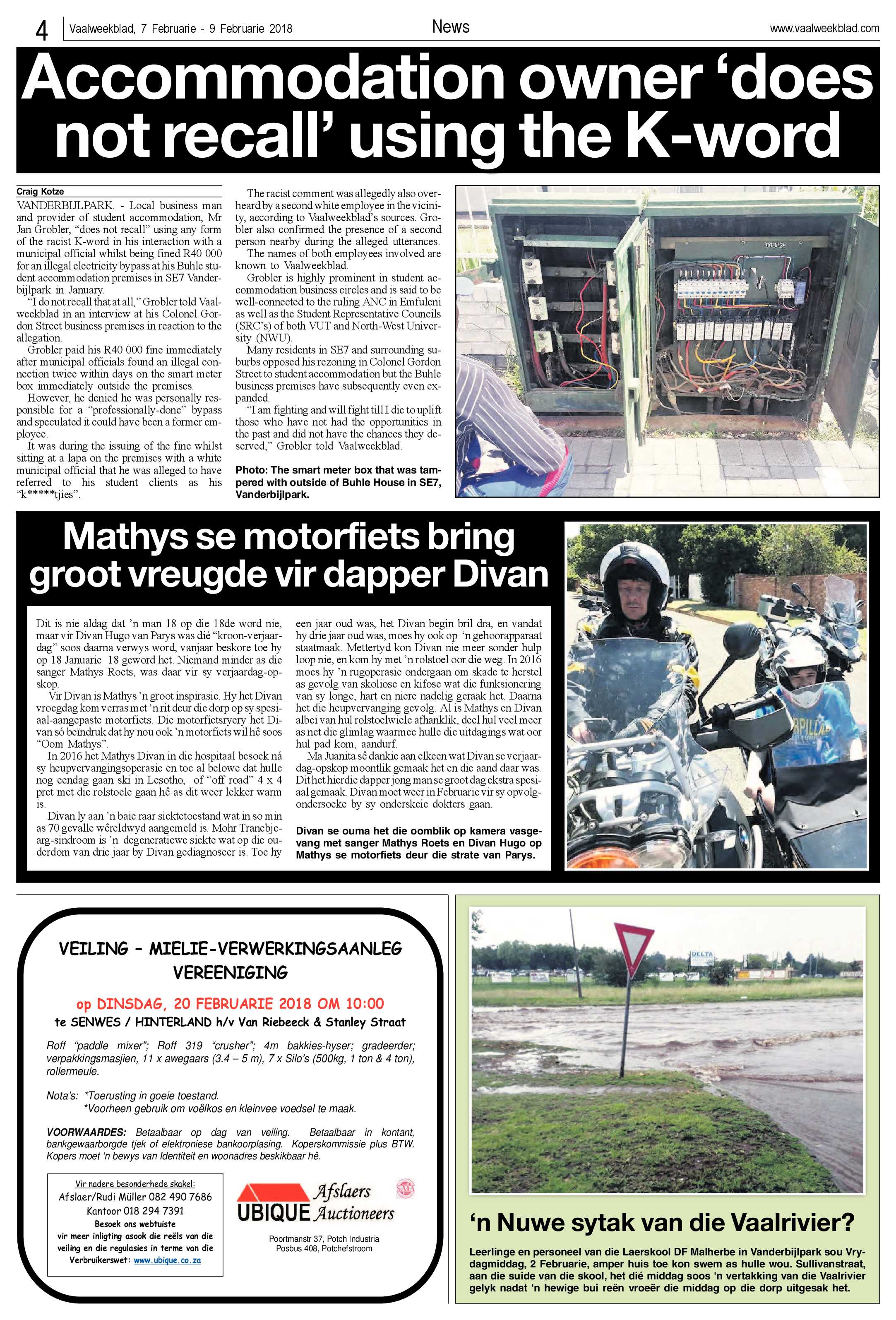Vaalweekblad 7 – 11 Februarie 2018 page 4