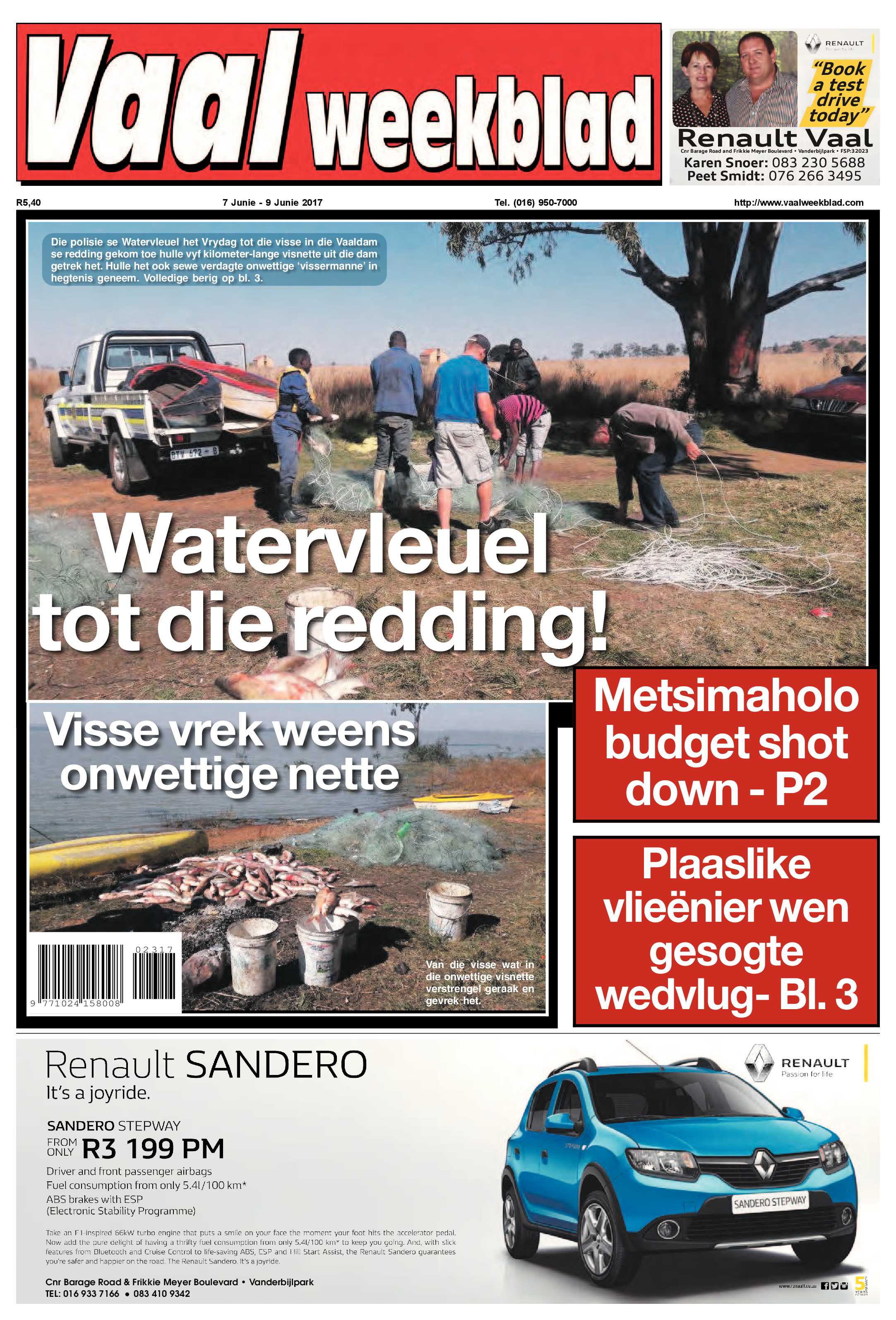 Vaalweekblad 7 – 9 Junie 2017 page 1