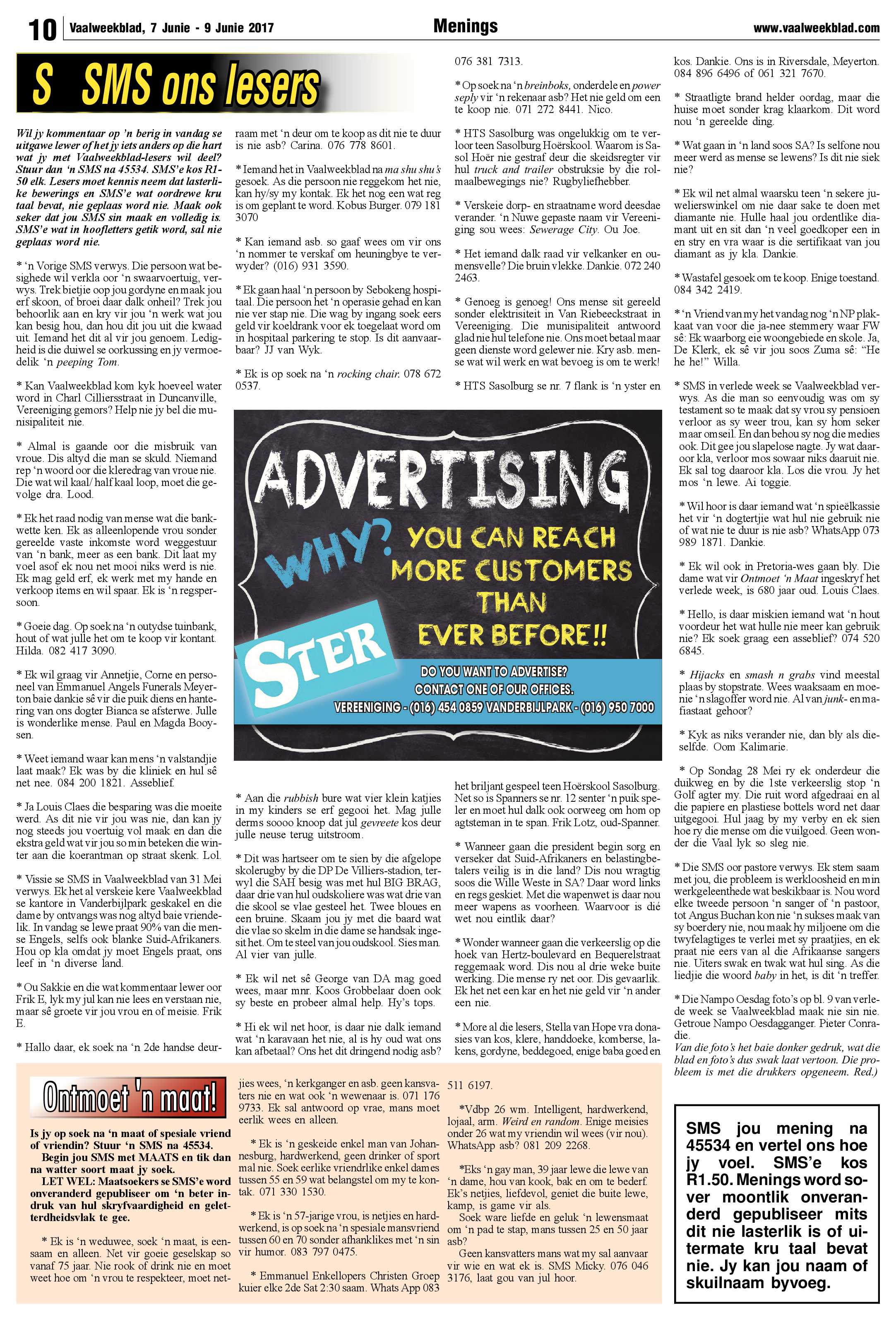 Vaalweekblad 7 – 9 Junie 2017 page 10