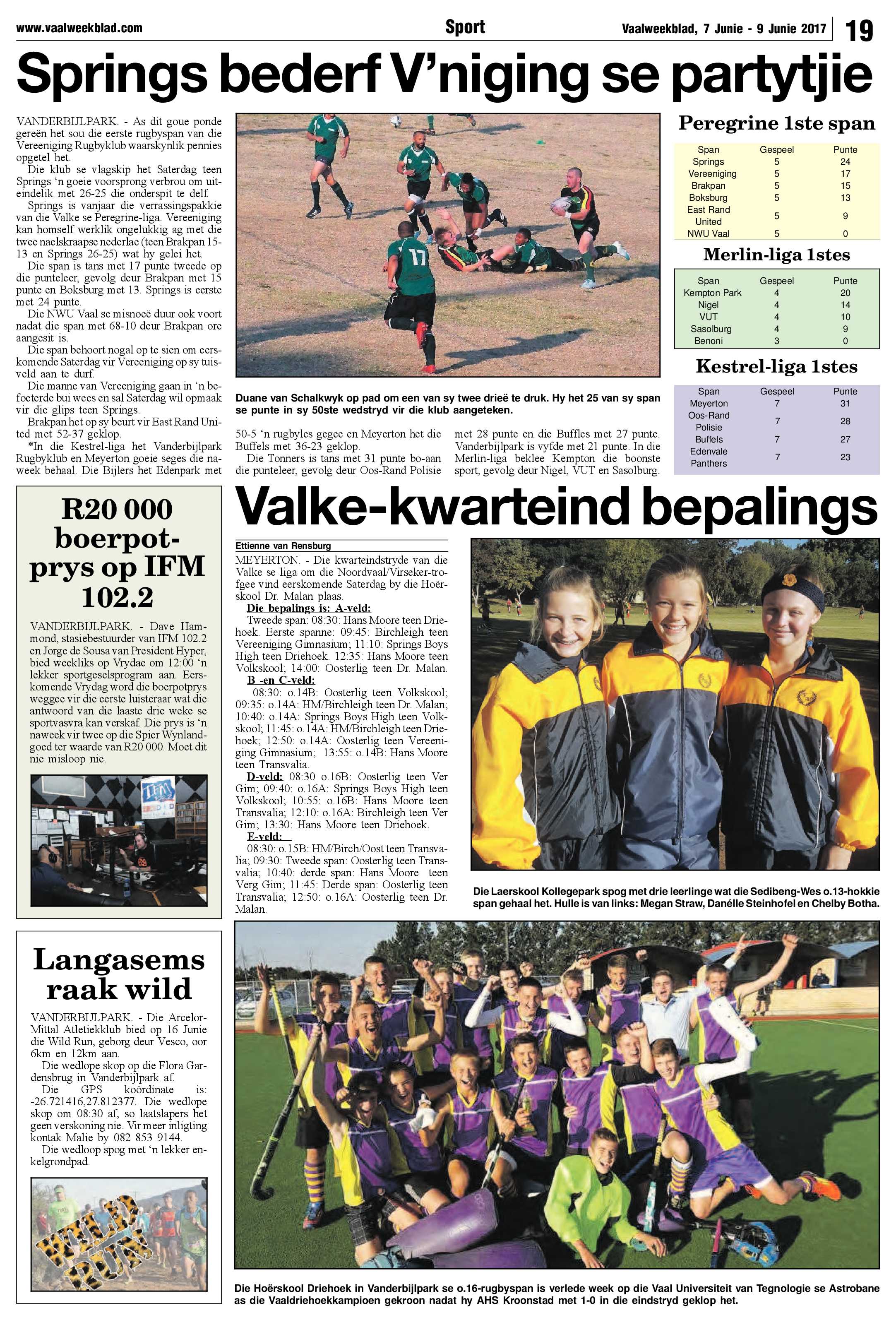Vaalweekblad 7 – 9 Junie 2017 page 19